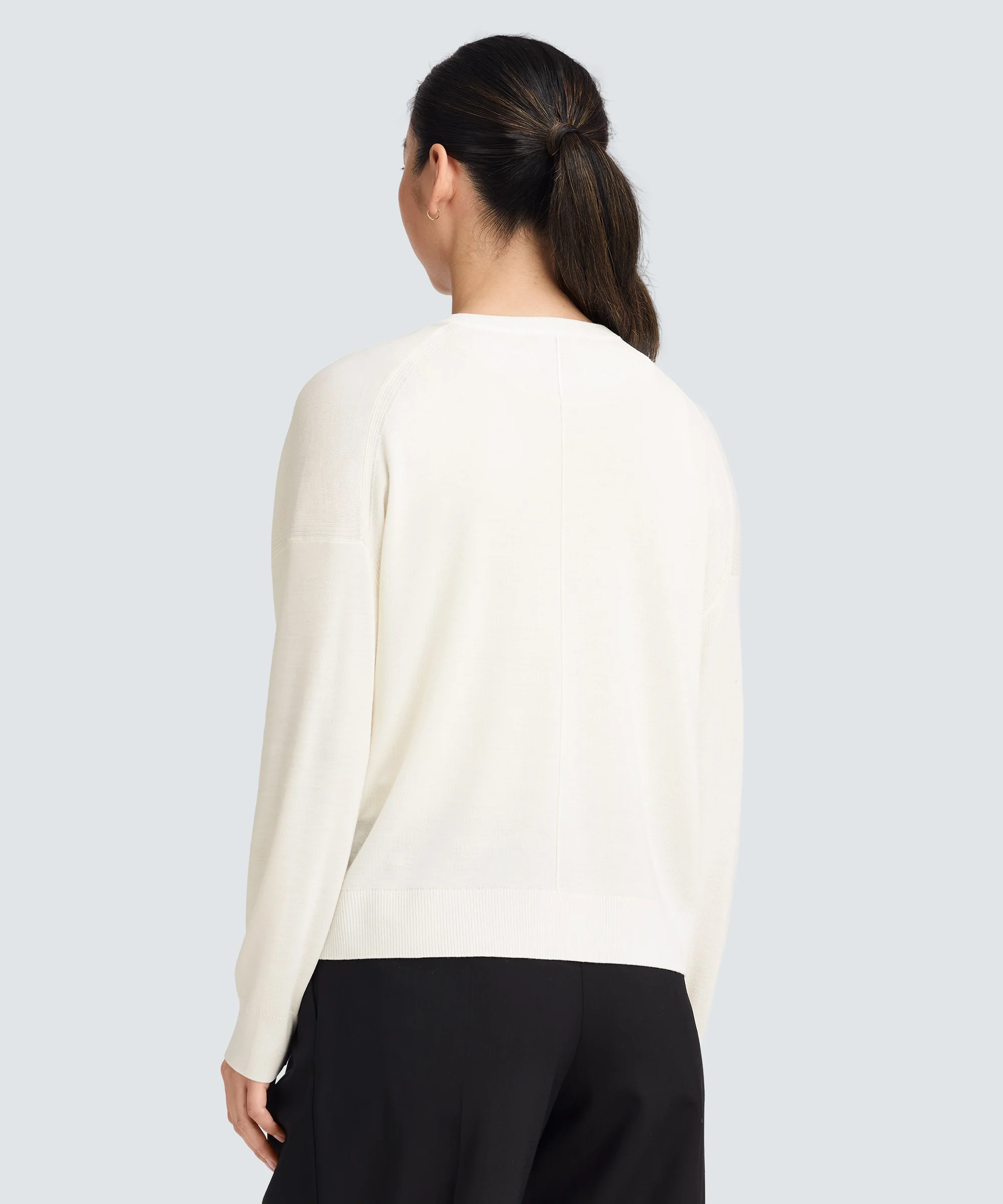 Women's Fine Knit Merino Cardigan - Image 11