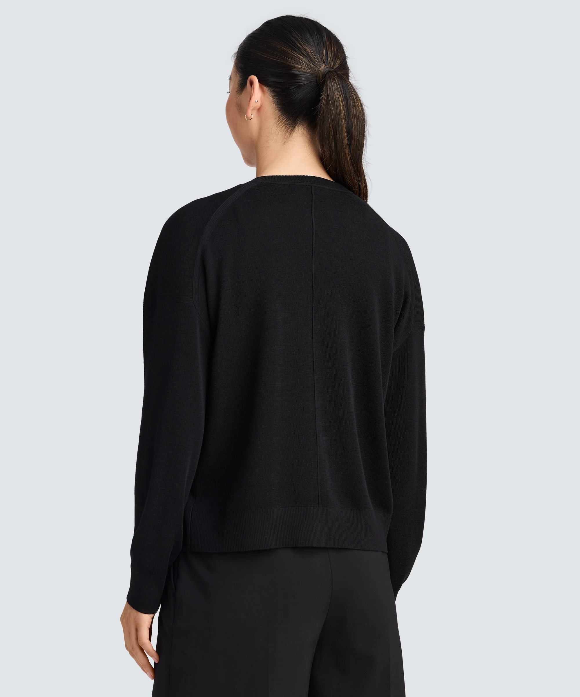 Women's Fine Knit Merino Cardigan - Image 19