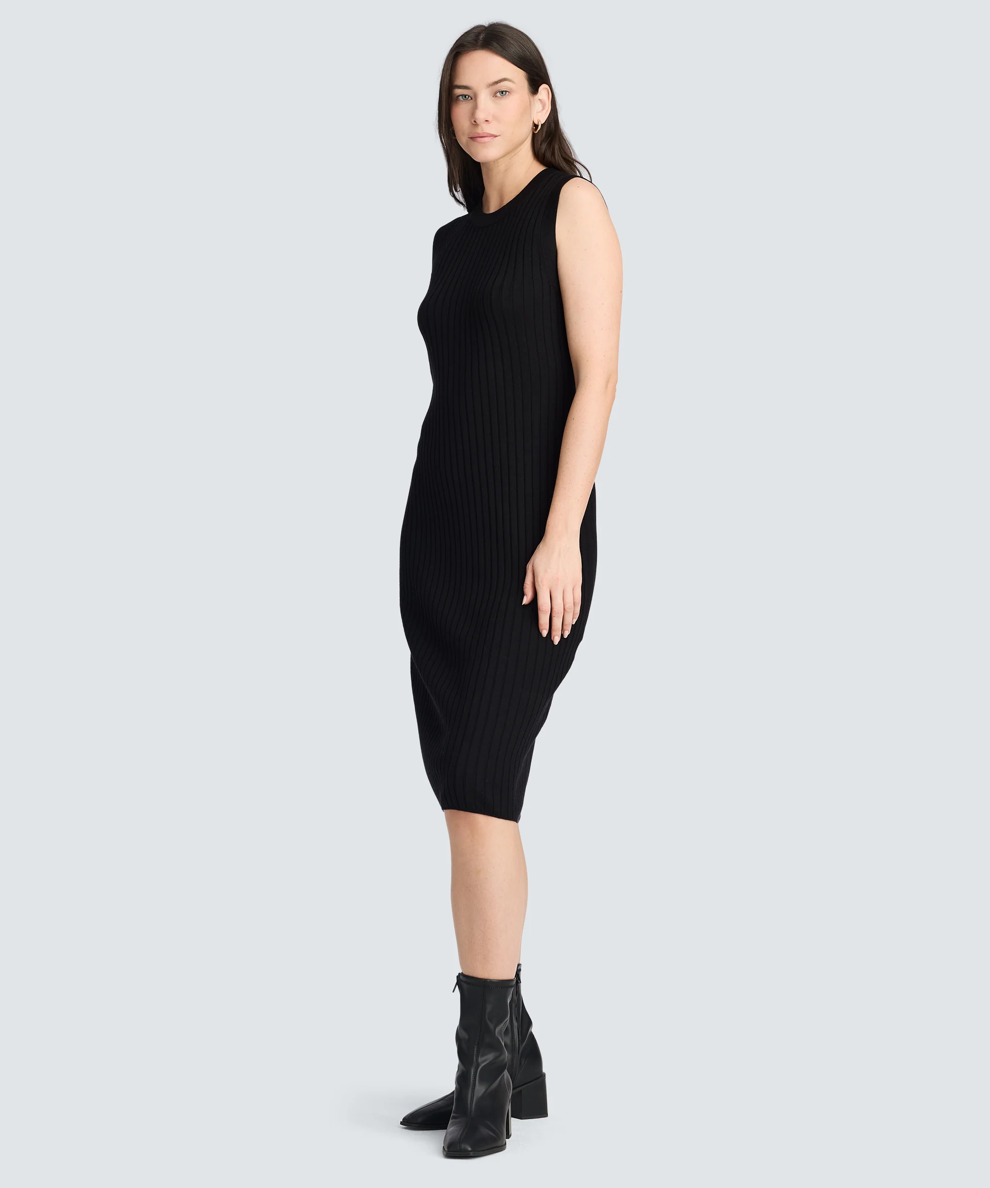 Women's Fine Knit Merino Dress - Image 10