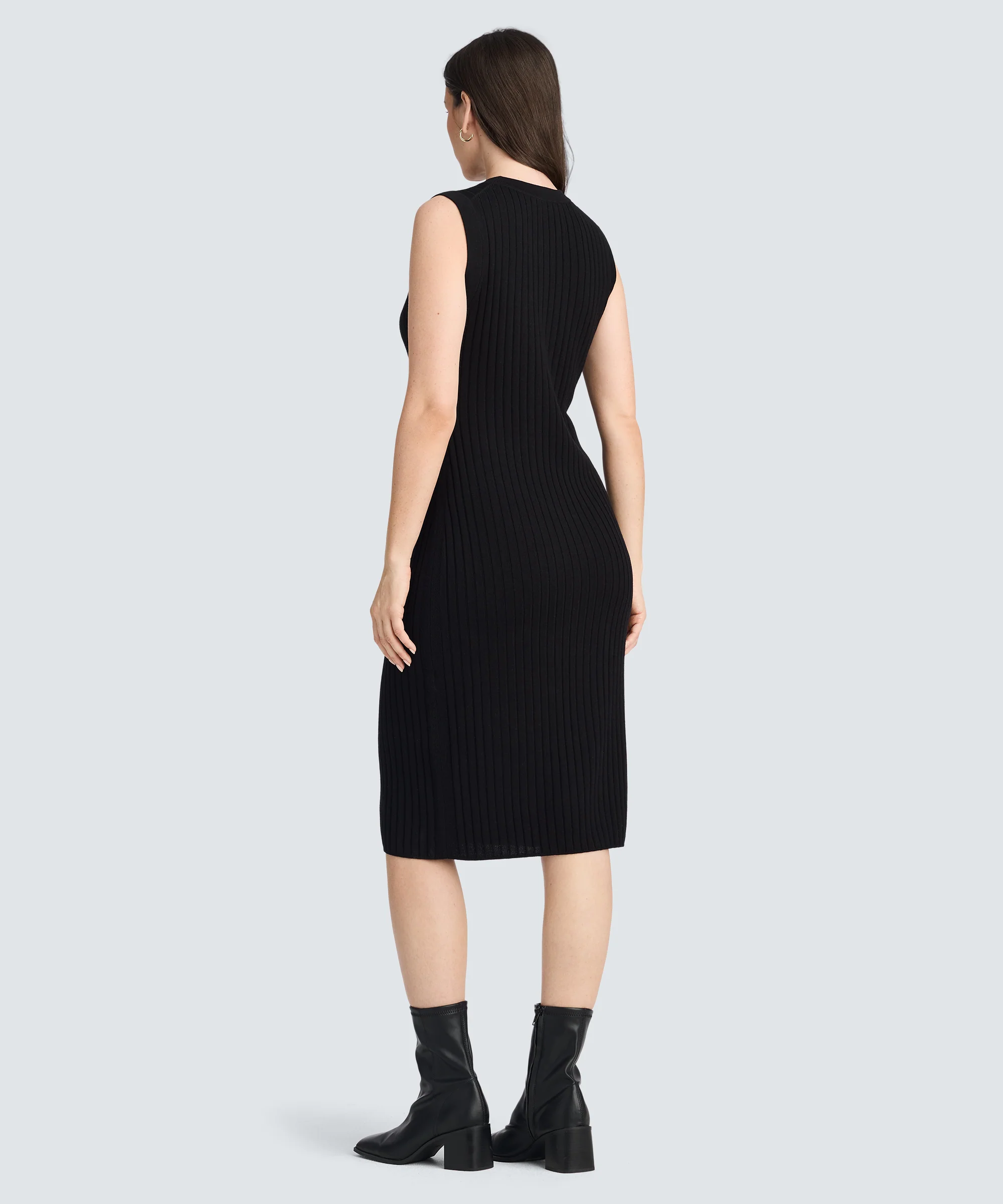 Women's Fine Knit Merino Dress - Image 11