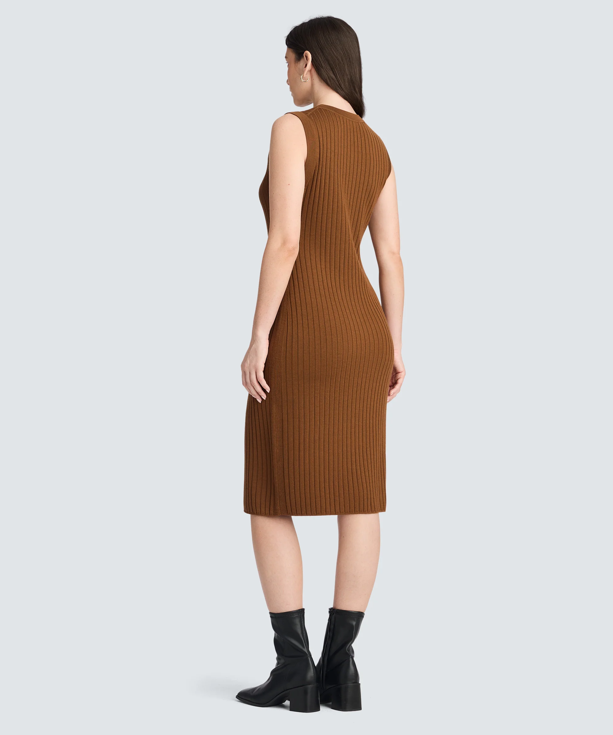 Women's Fine Knit Merino Dress - Image 5