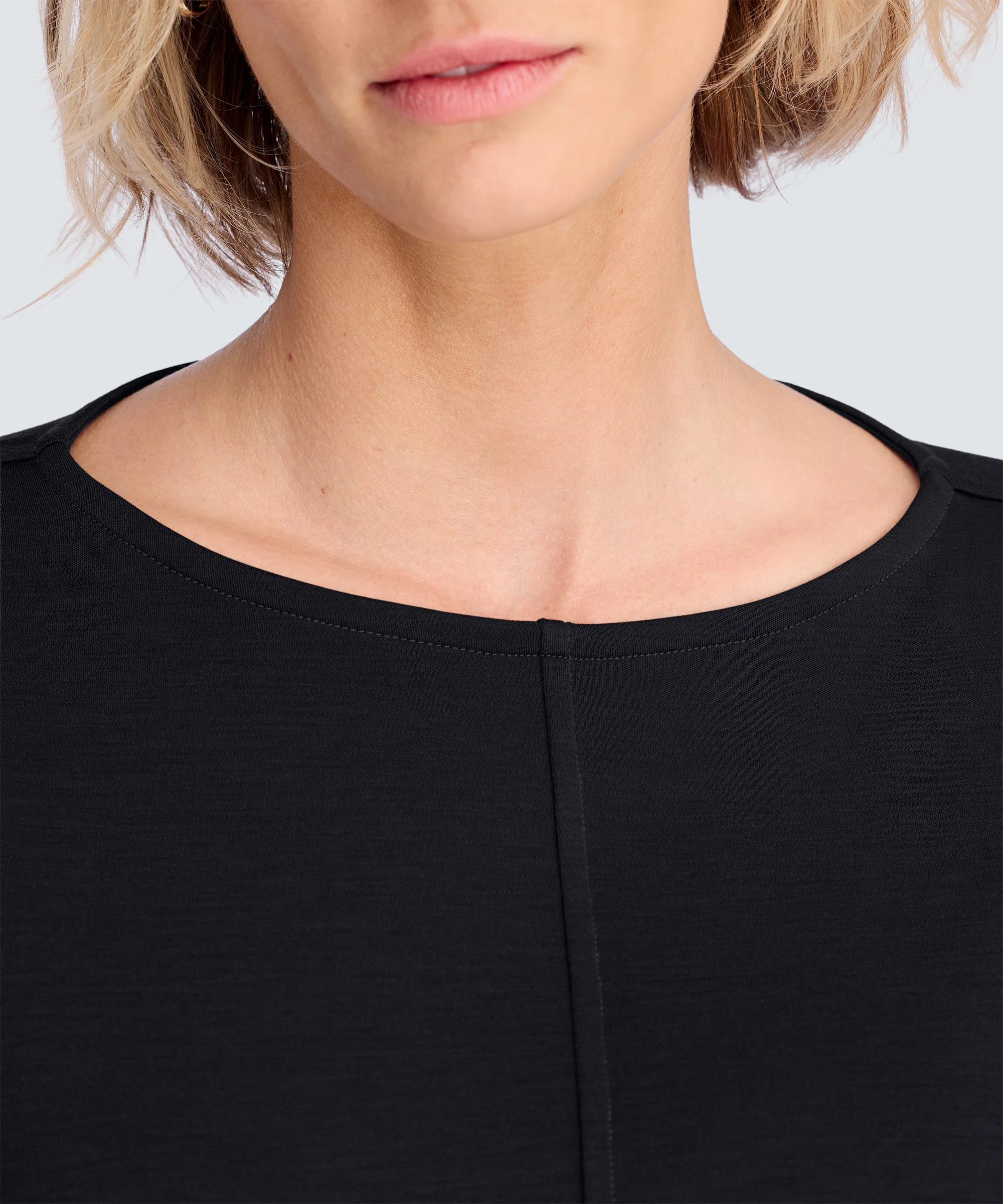 Women's Merino Boatneck T-Shirt Dress - Image 11