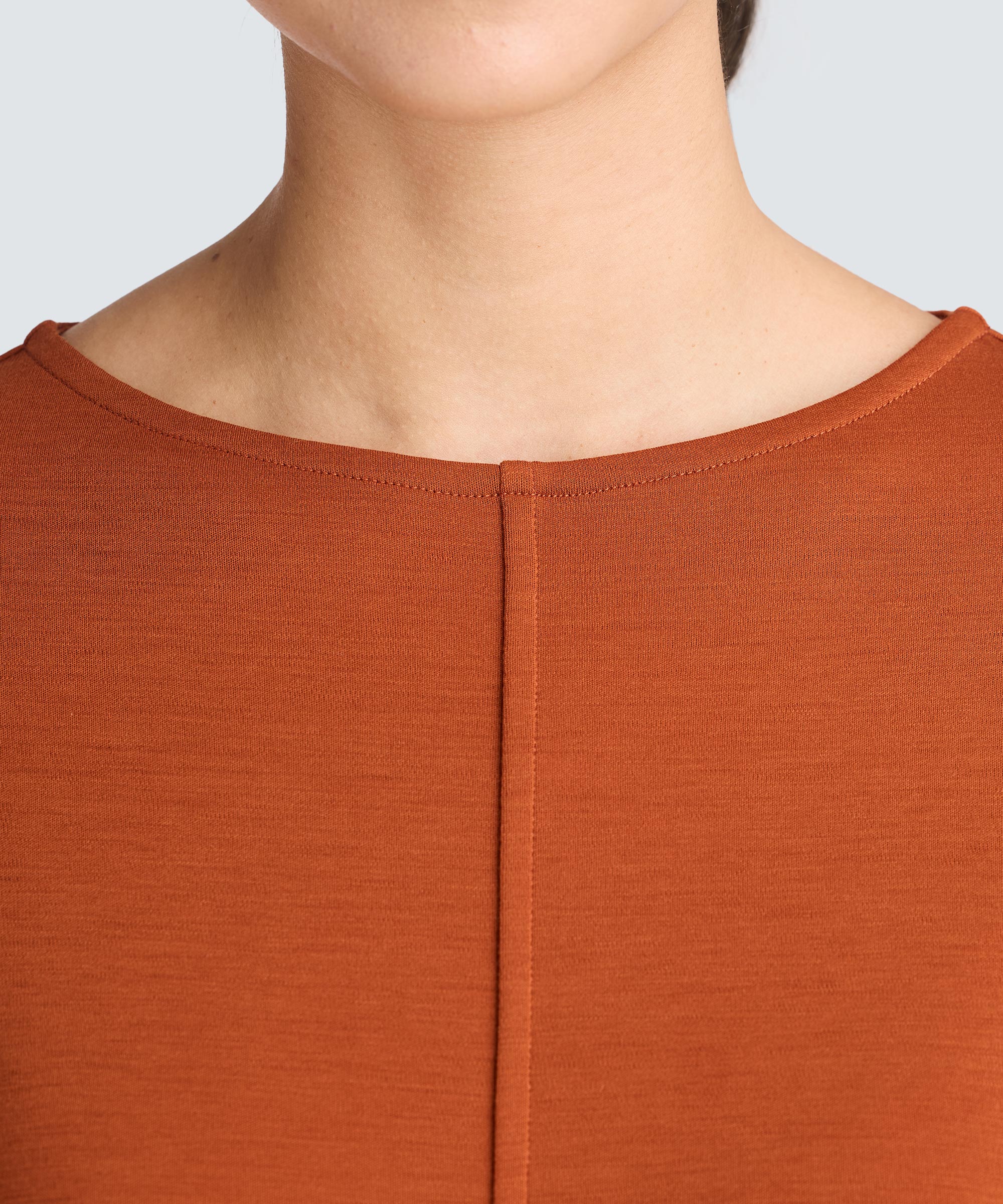Women's Merino Boatneck T-Shirt Dress - Image 17