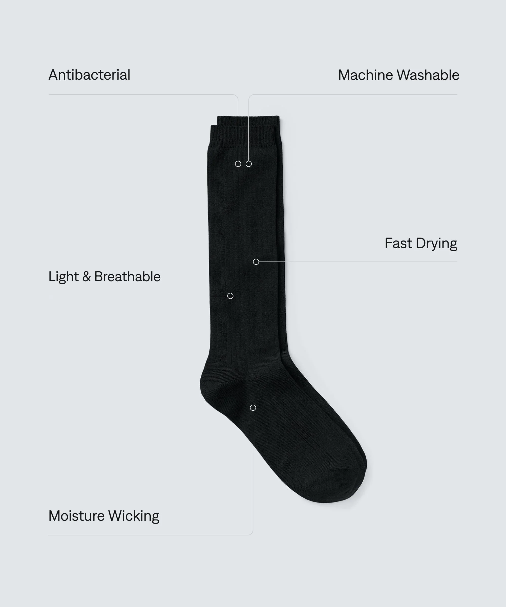Women's Merino Compression Socks - Image 8