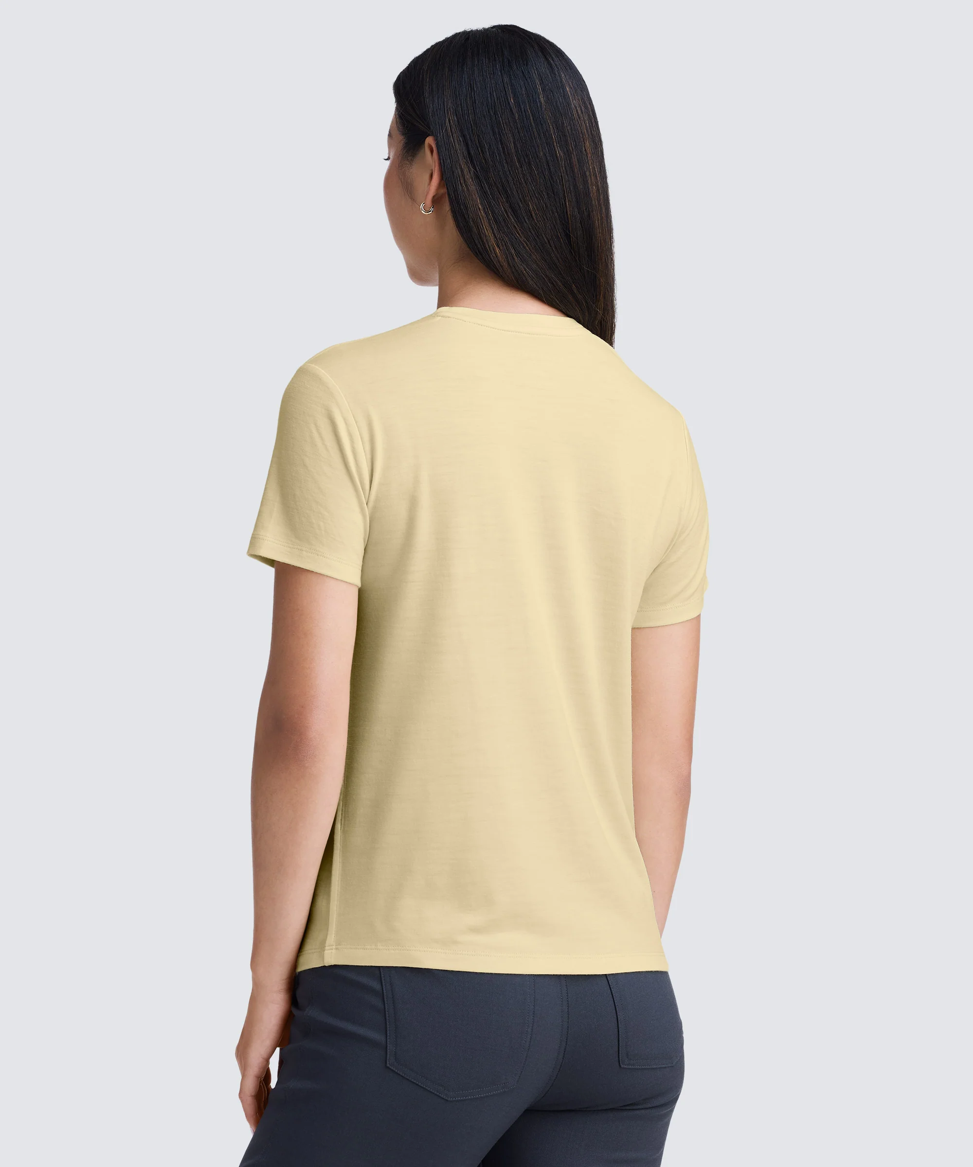 Women's Merino Crew Neck T-Shirt - Image 10