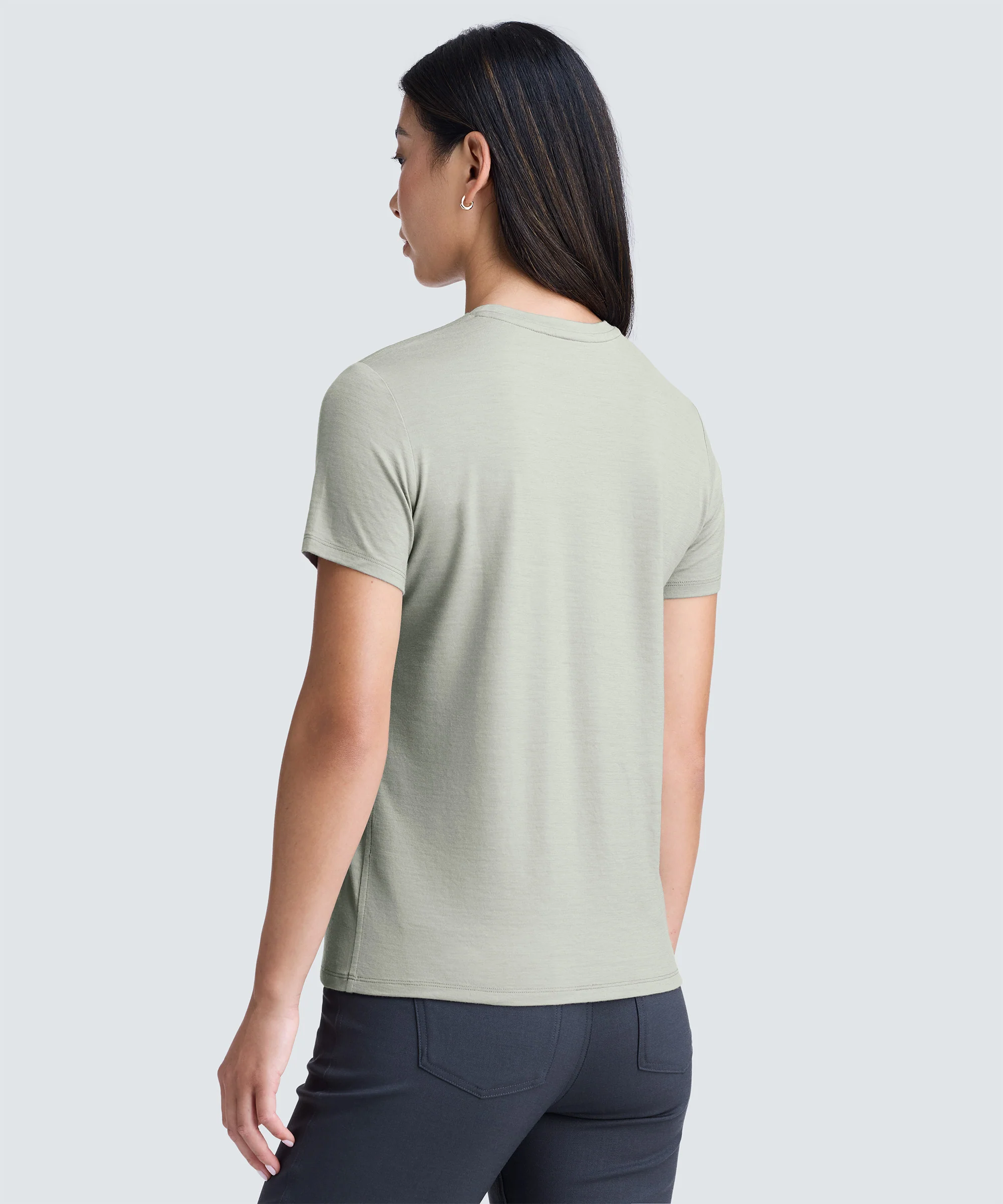 Women's Merino Crew Neck T-Shirt - Image 51