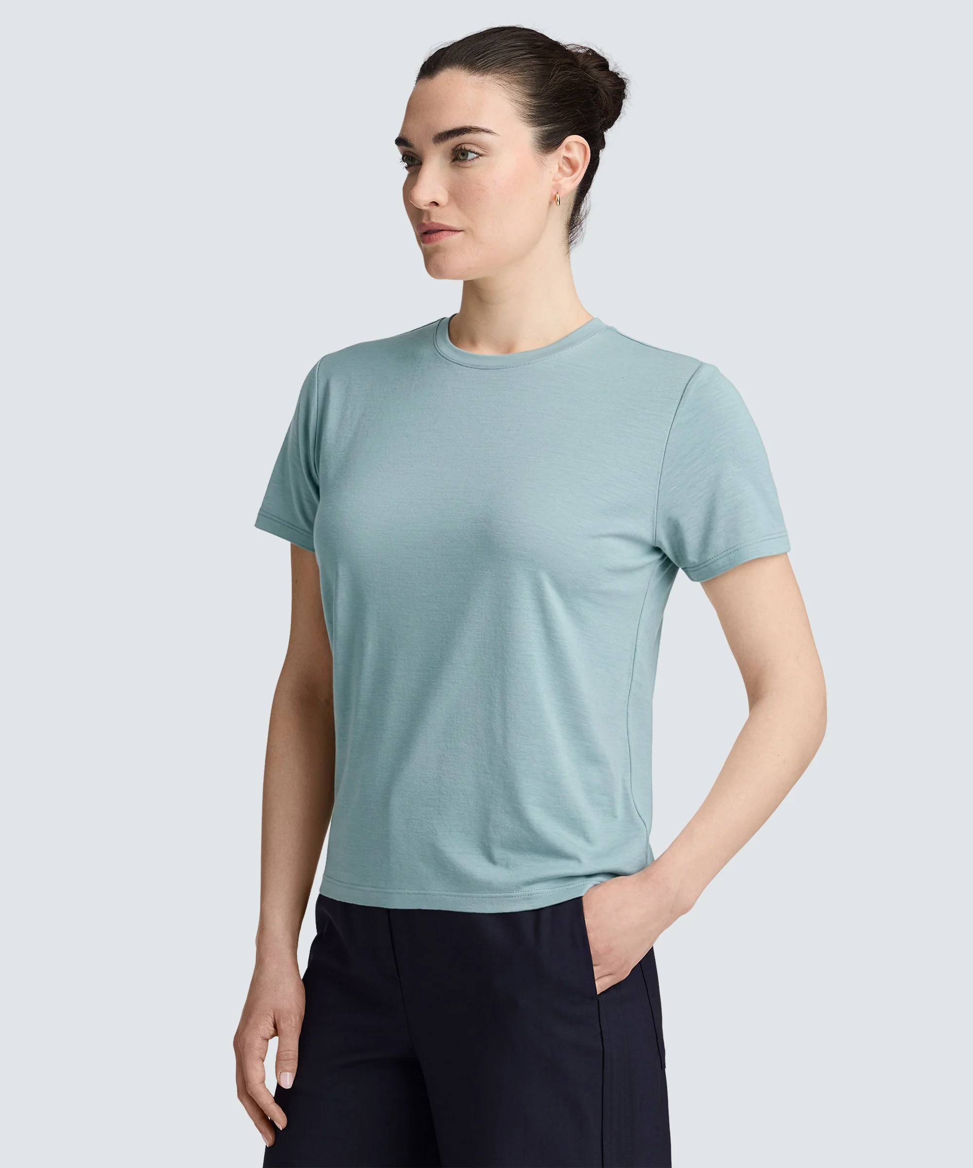 Women's Merino Crew Neck T-Shirt - Image 66