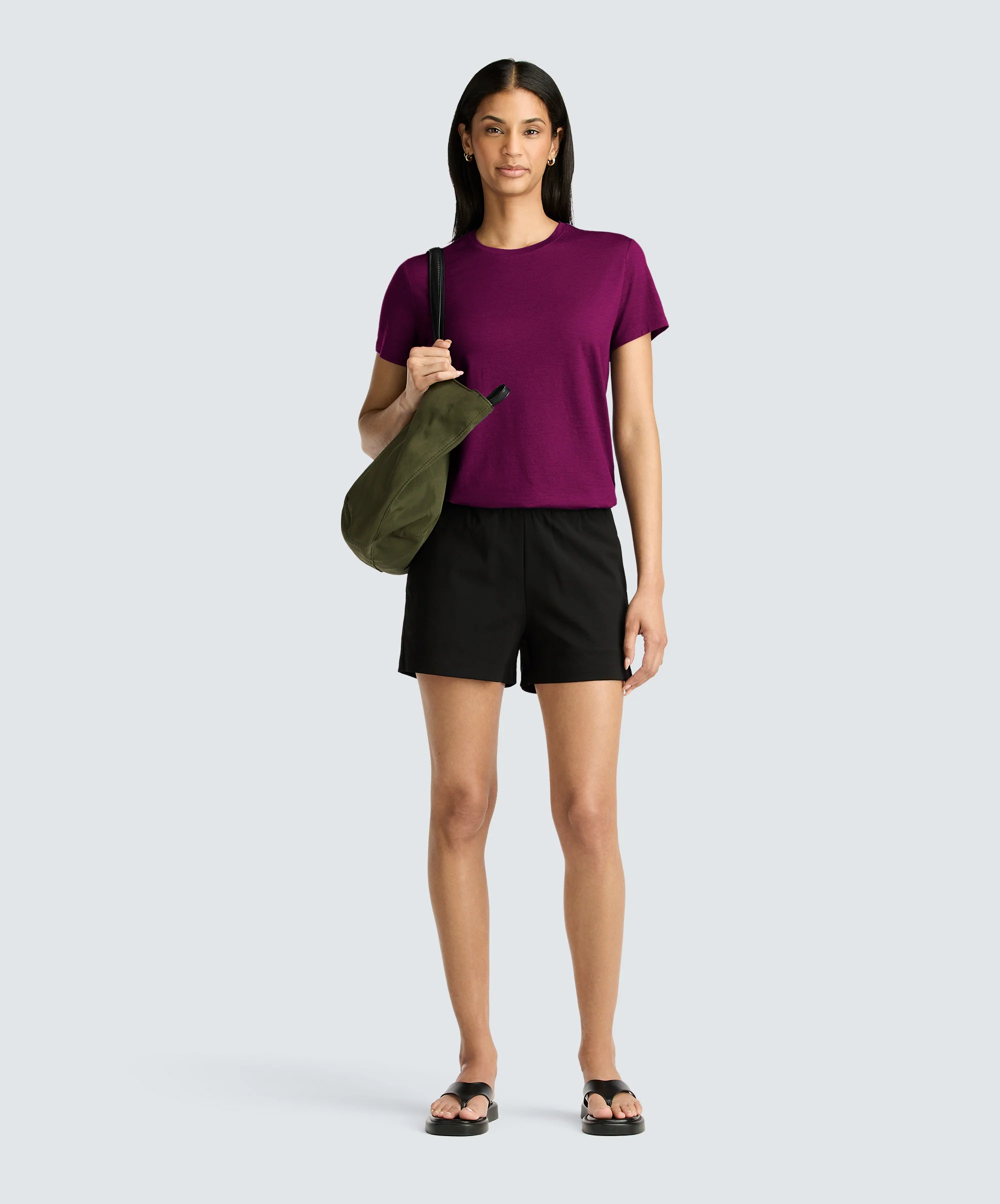 Women's Merino Crew Neck T-Shirt - Image 71
