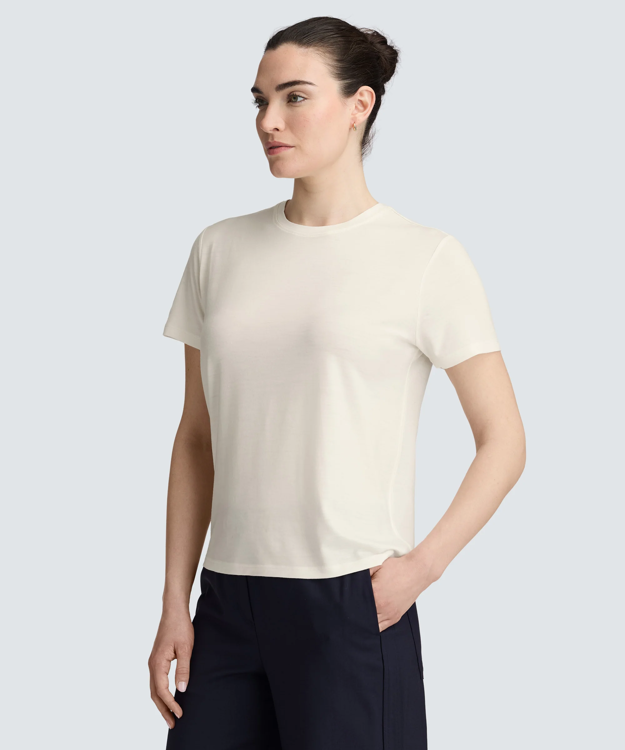 Women's Merino Crew Neck T-Shirt - Image 84