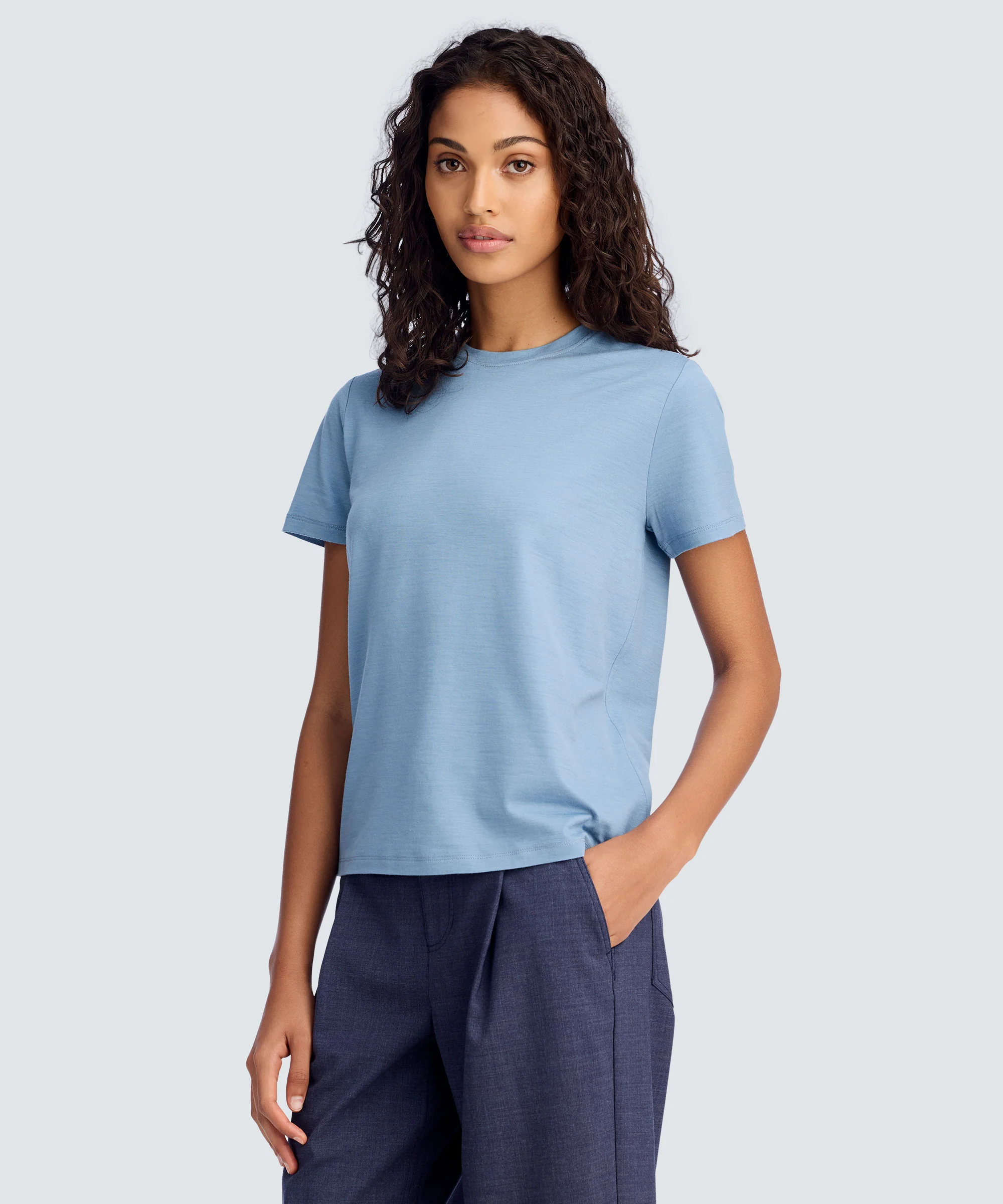 Women's Merino Crew Neck T-Shirt - Image 96