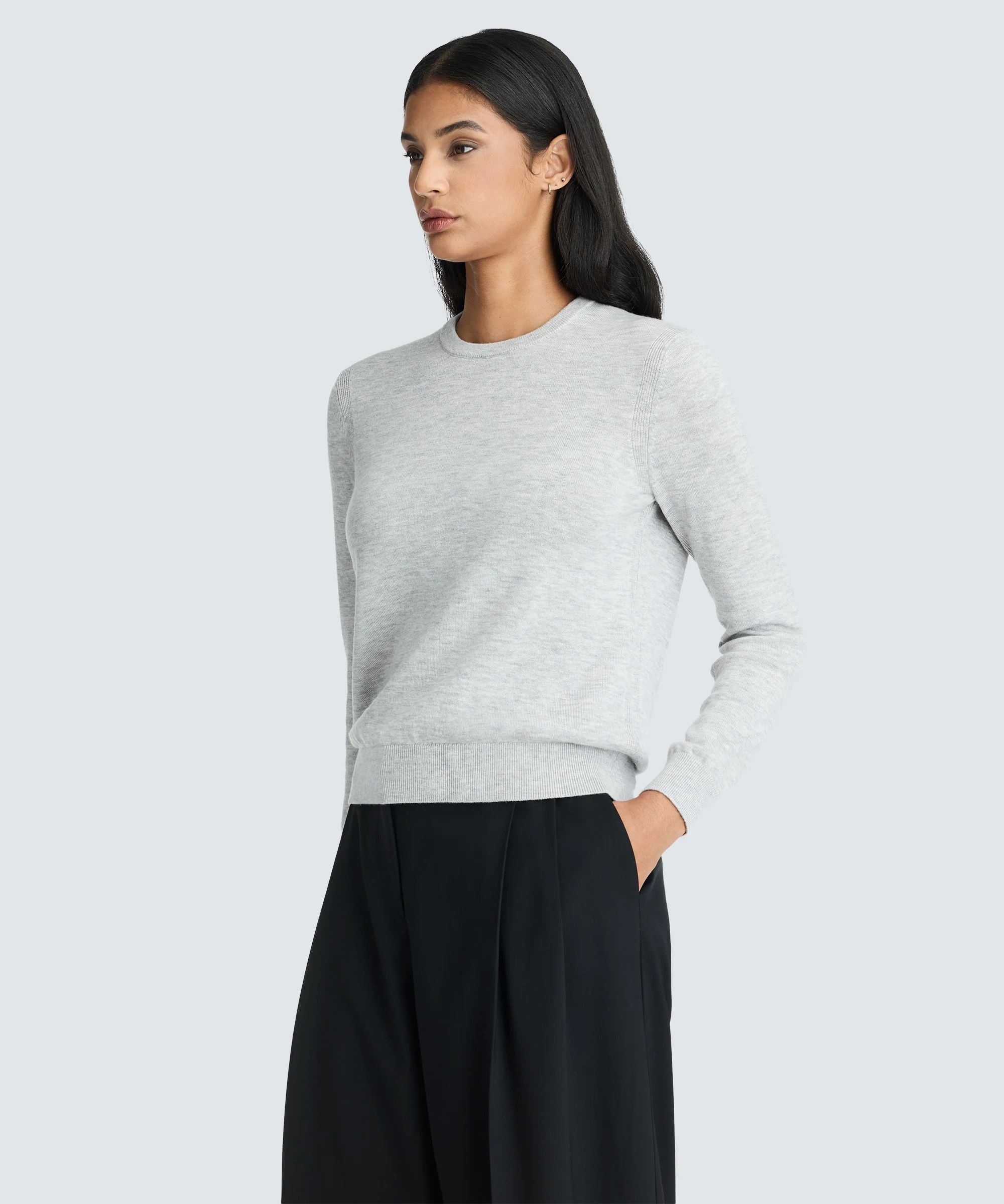 Women's Merino Crew Sweater - Image 4