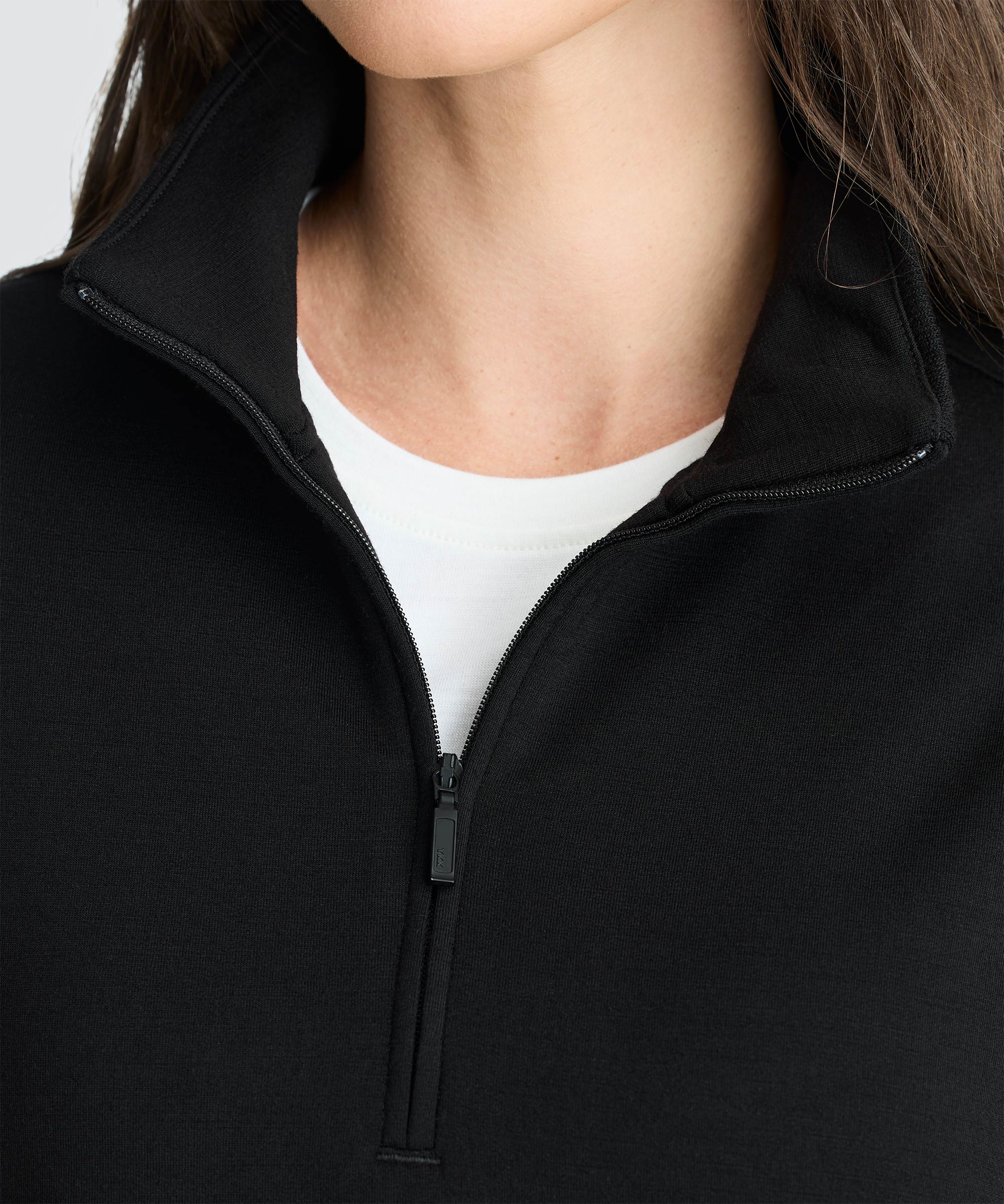 Women's Merino Cropped Quarter Zip - Image 12
