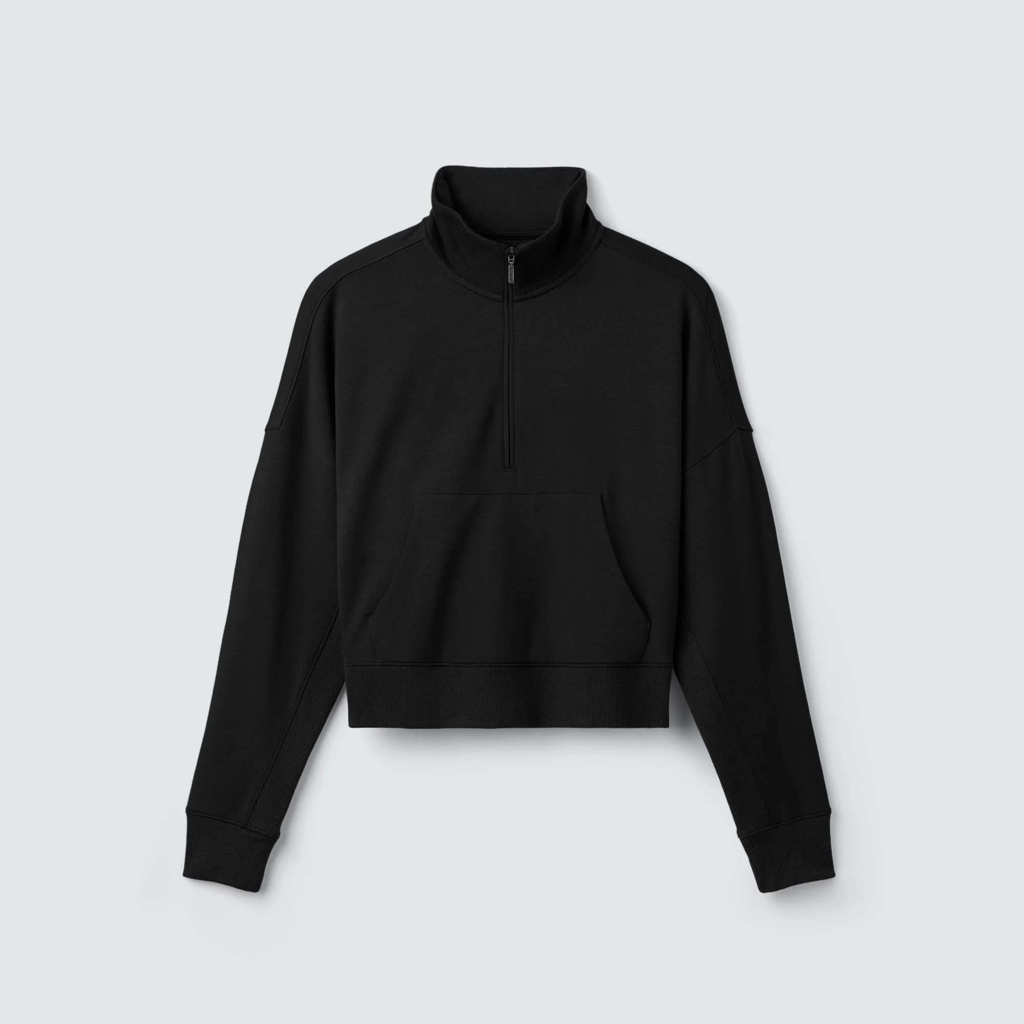 Women's Merino Cropped Quarter Zip - Image 14