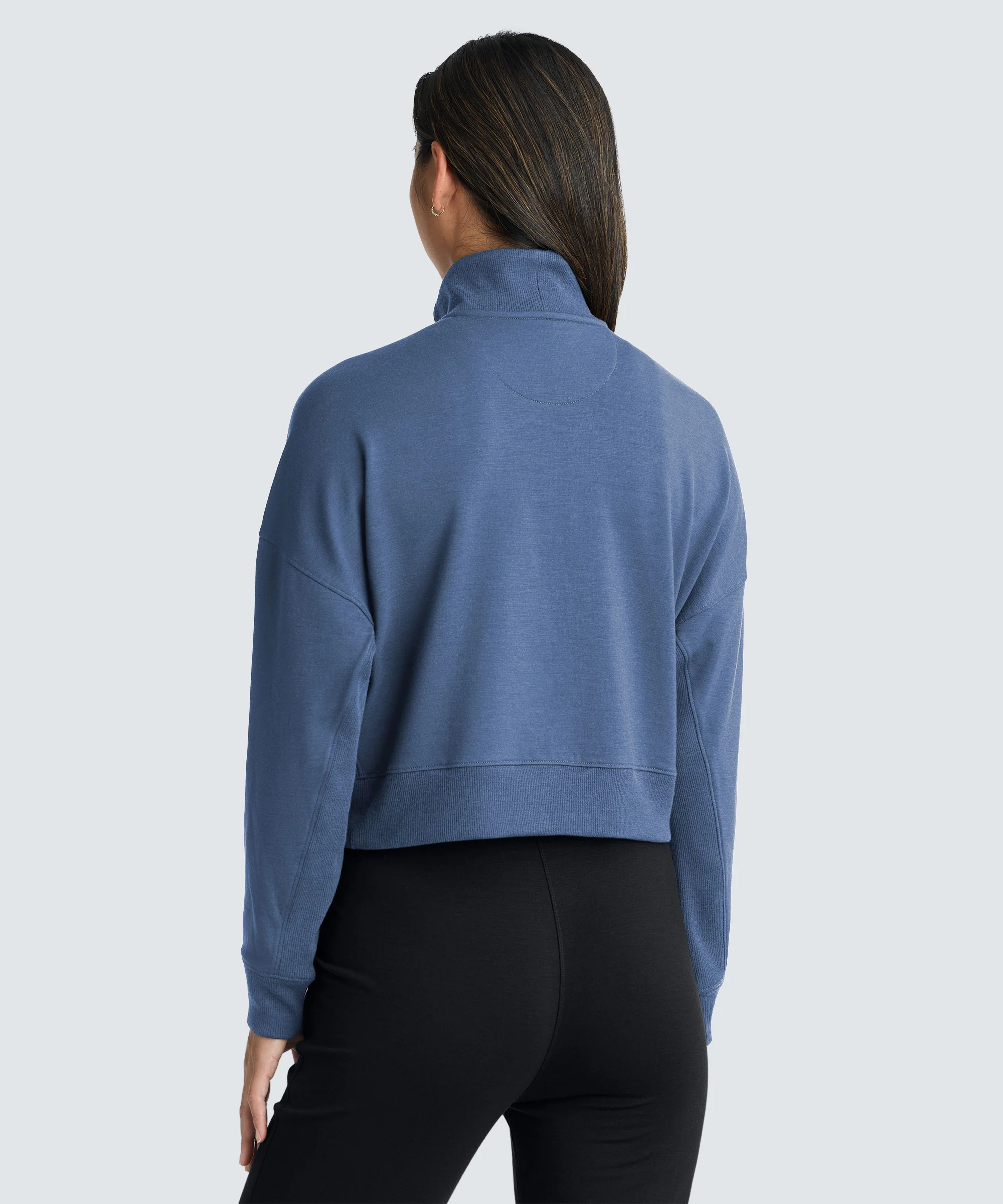 Women's Merino Cropped Quarter Zip - Image 19
