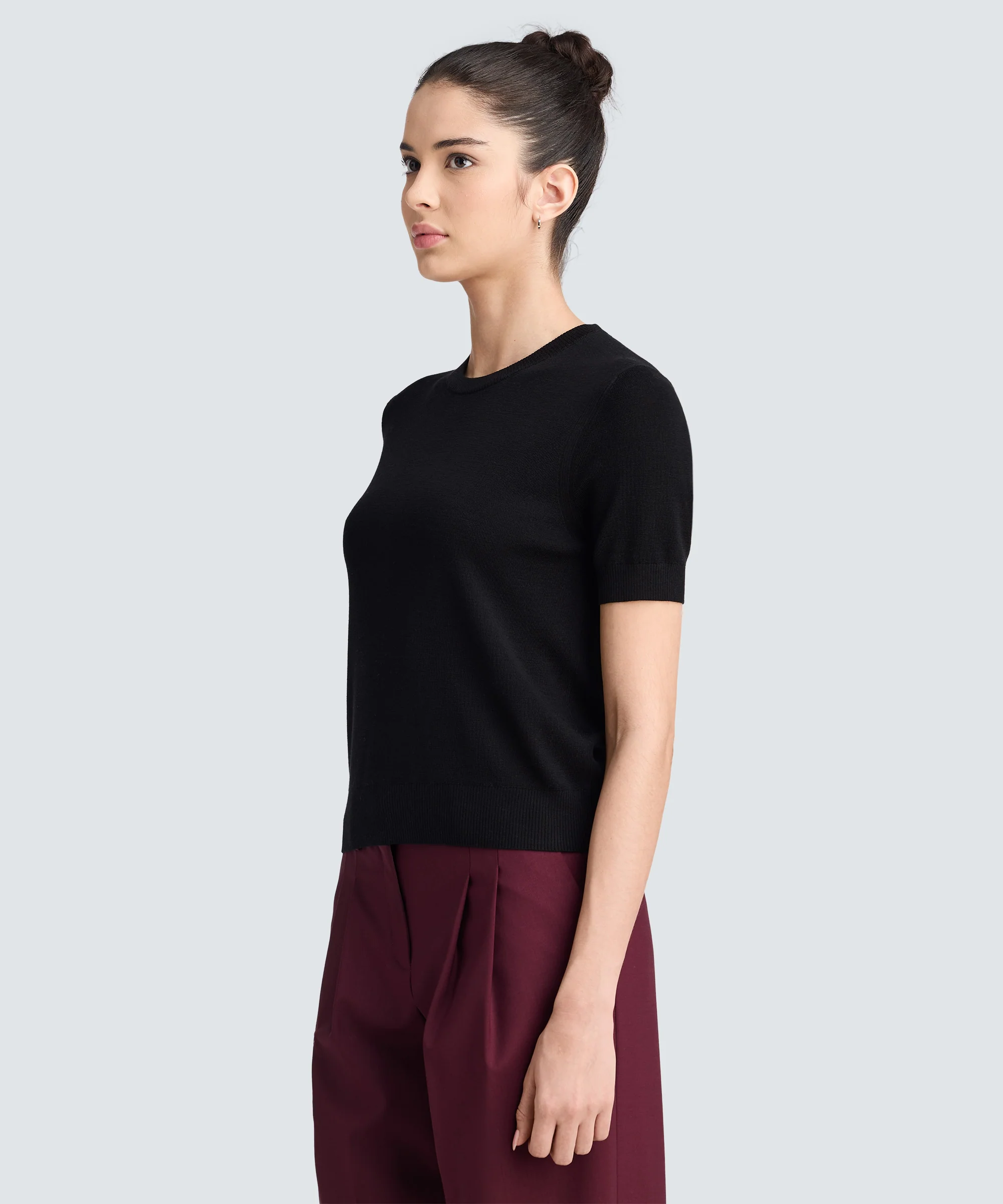 Women's Fine Knit Merino T-Shirt - Image 11