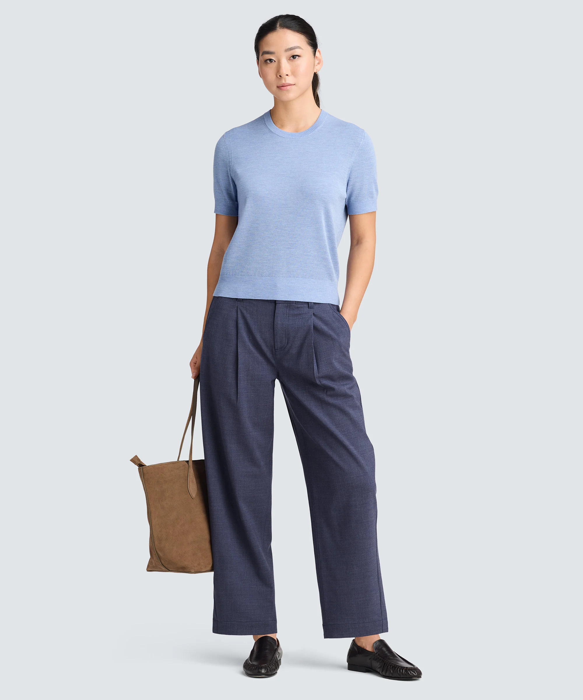 Women's Fine Knit Merino T-Shirt - Image 16