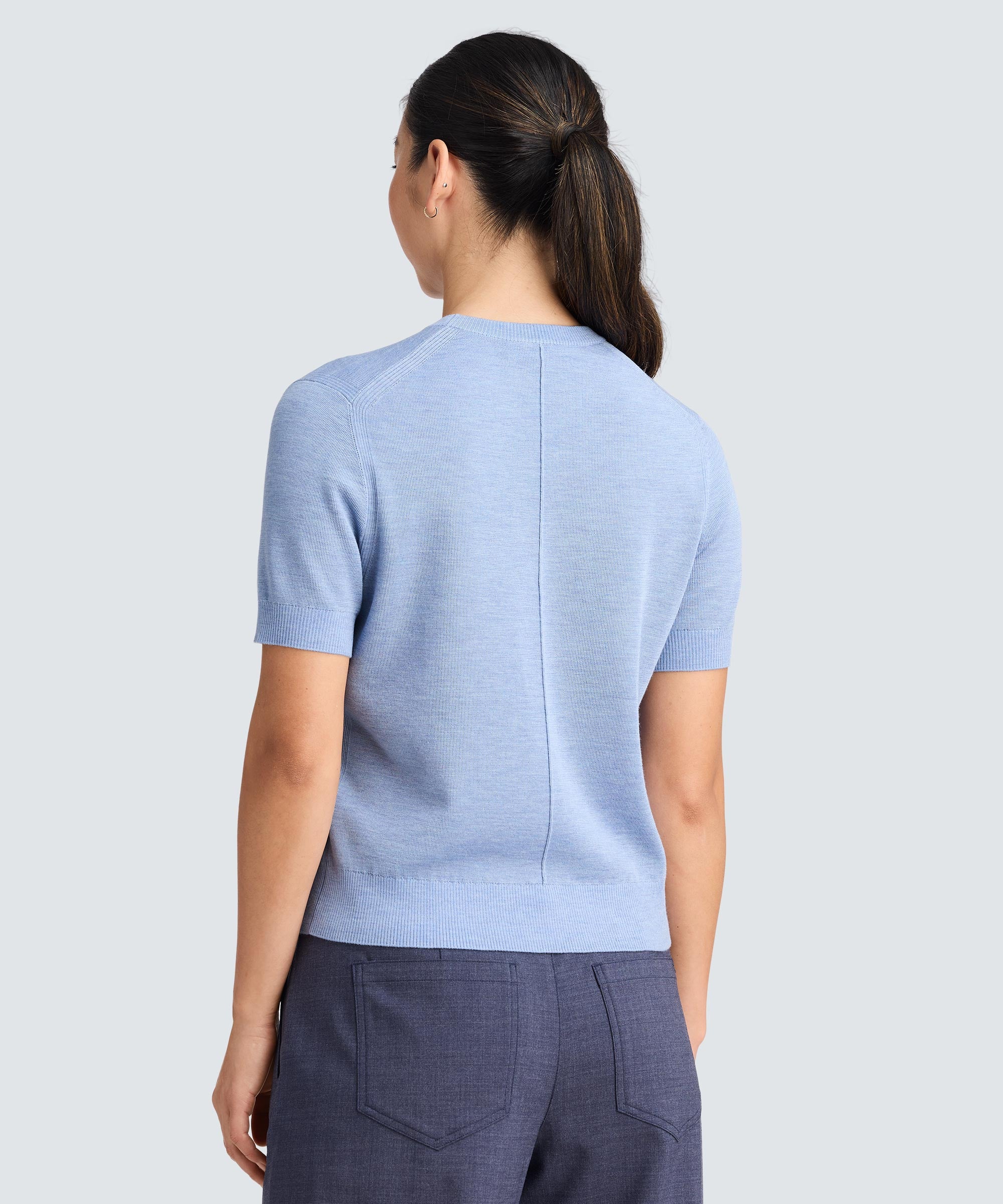 Women's Fine Knit Merino T-Shirt - Image 19