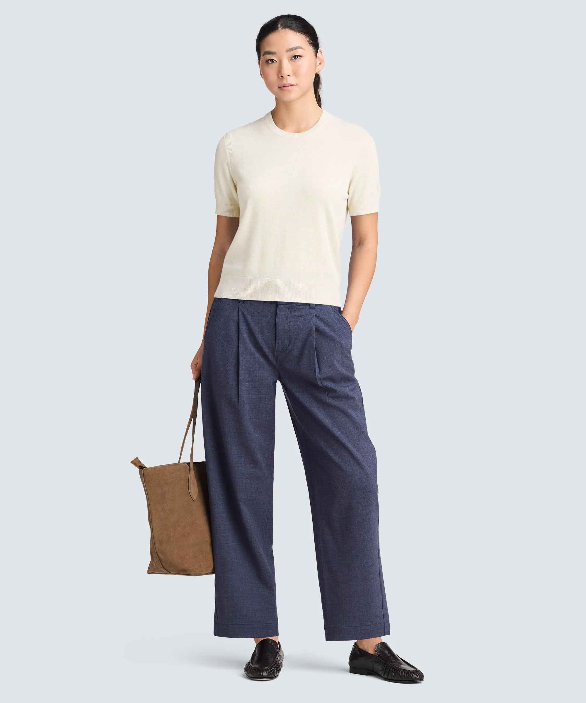 Women's Fine Knit Merino T-Shirt - Image 22