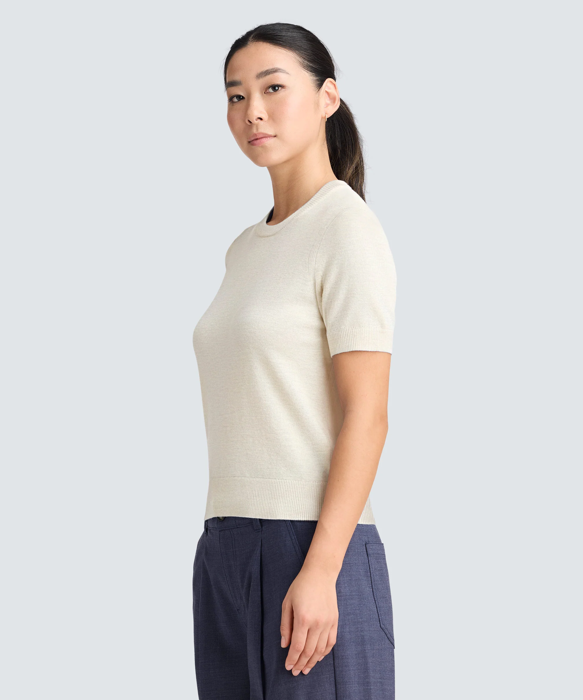 Women's Fine Knit Merino T-Shirt - Image 24
