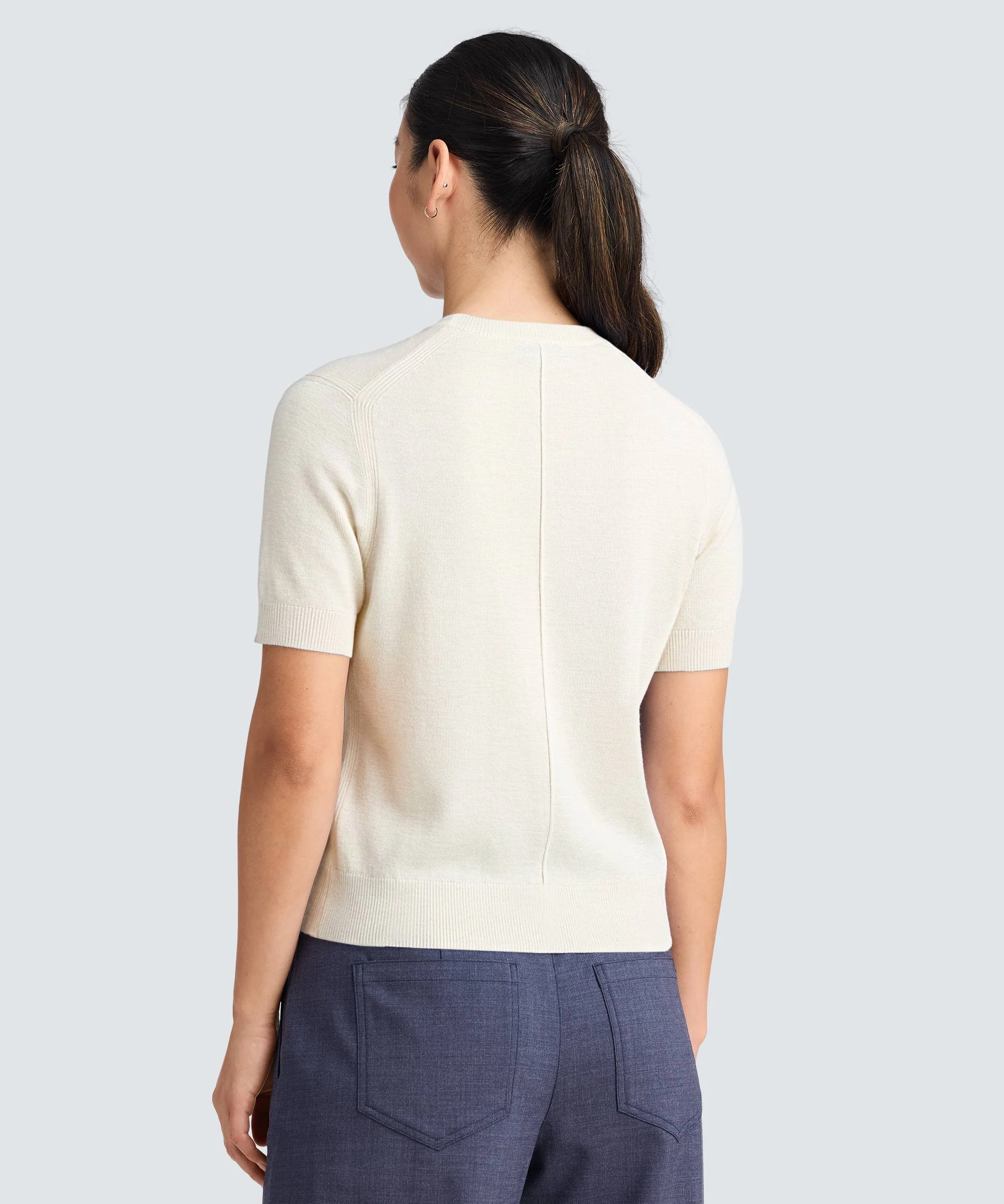 Women's Fine Knit Merino T-Shirt - Image 25