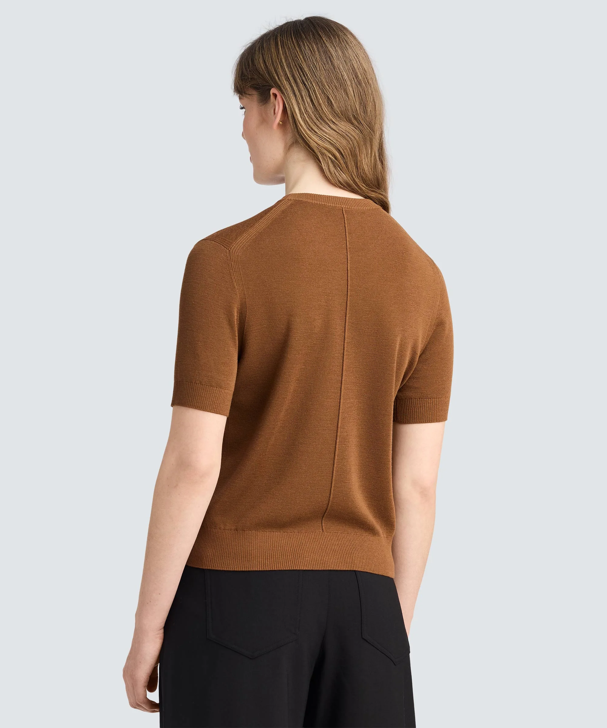 Women's Fine Knit Merino T-Shirt - Image 6