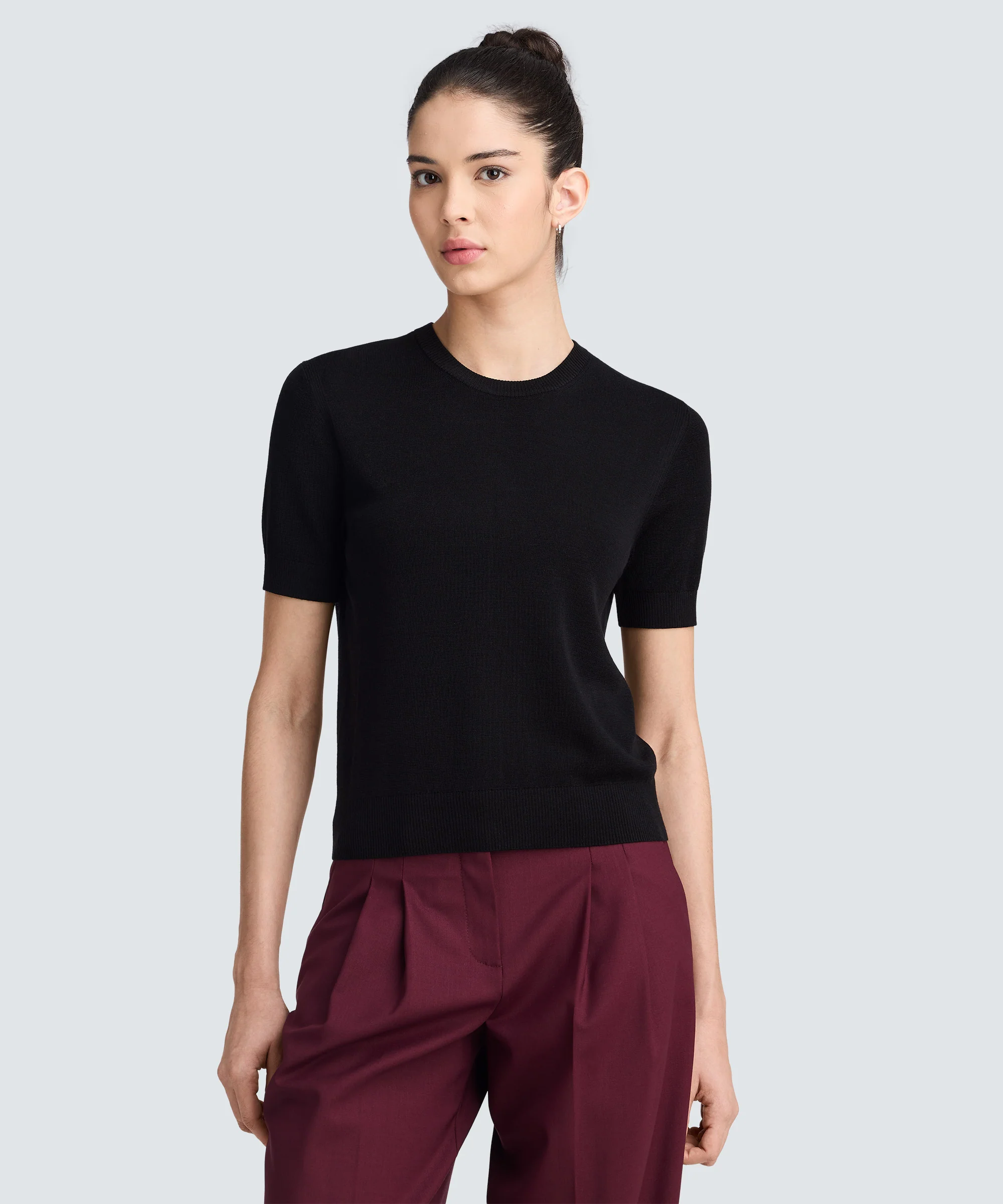 Women's Fine Knit Merino T-Shirt - Image 8
