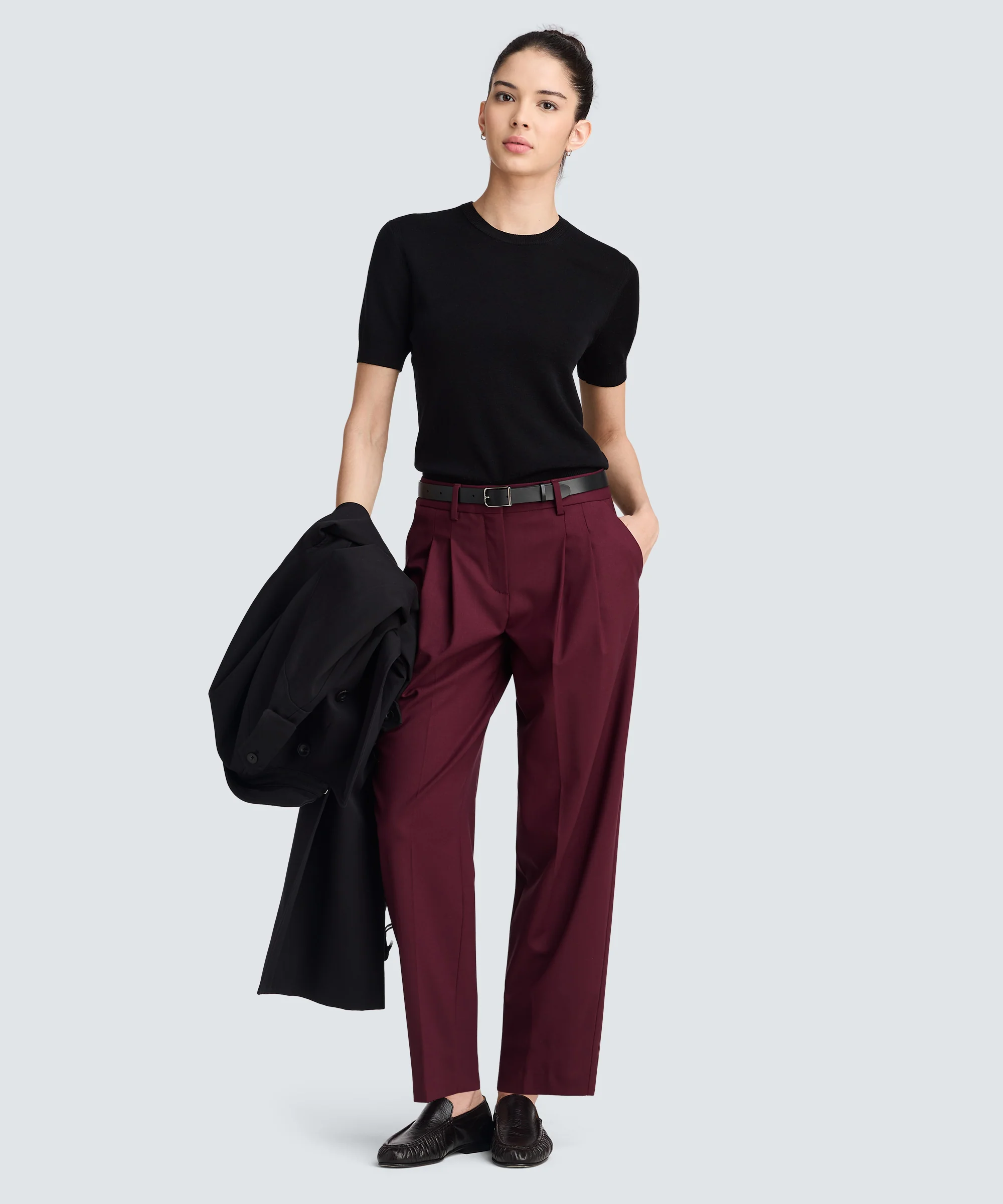 Women's Fine Knit Merino T-Shirt - Image 9