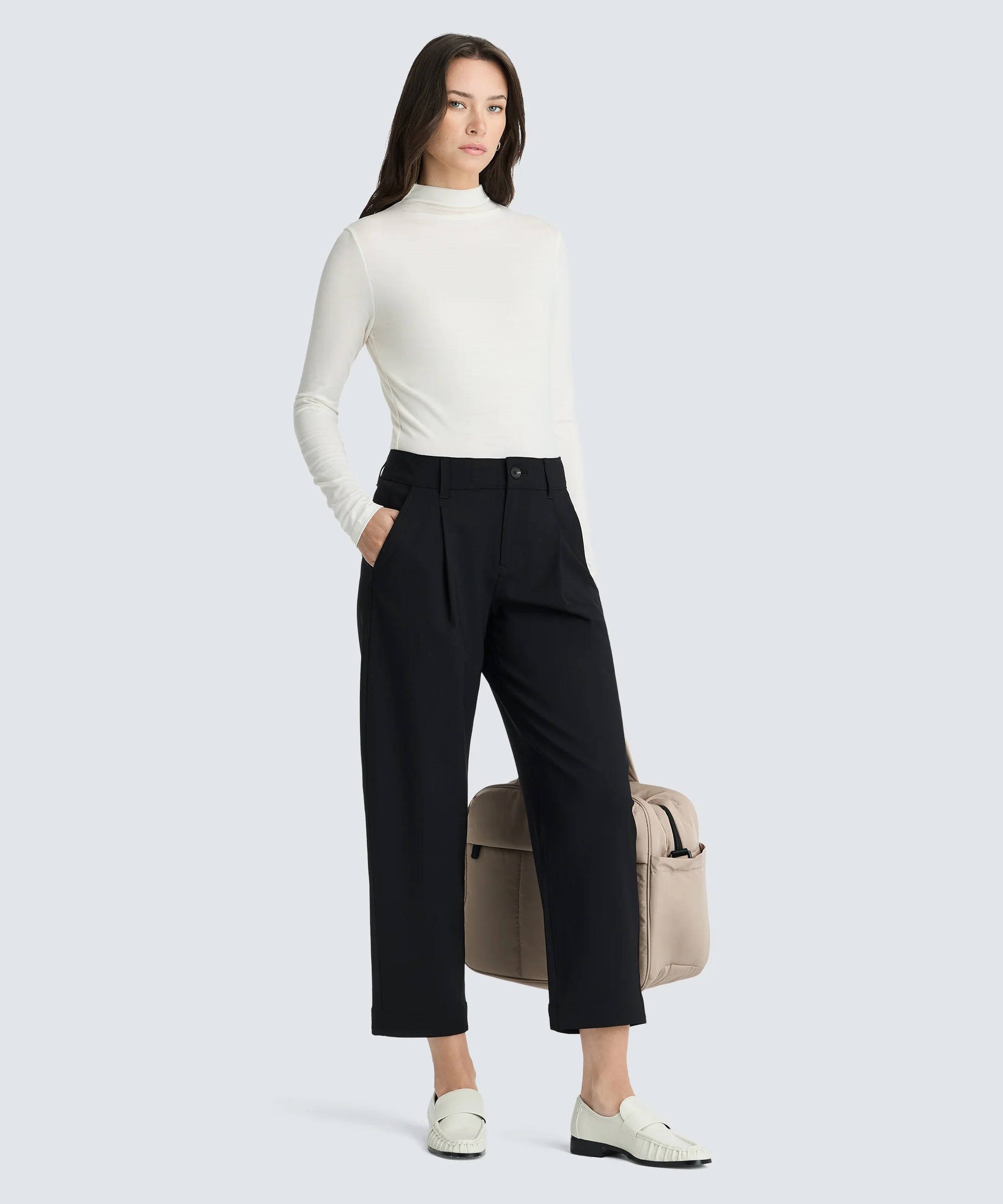Women's Merino Mock Neck Top - Image 36
