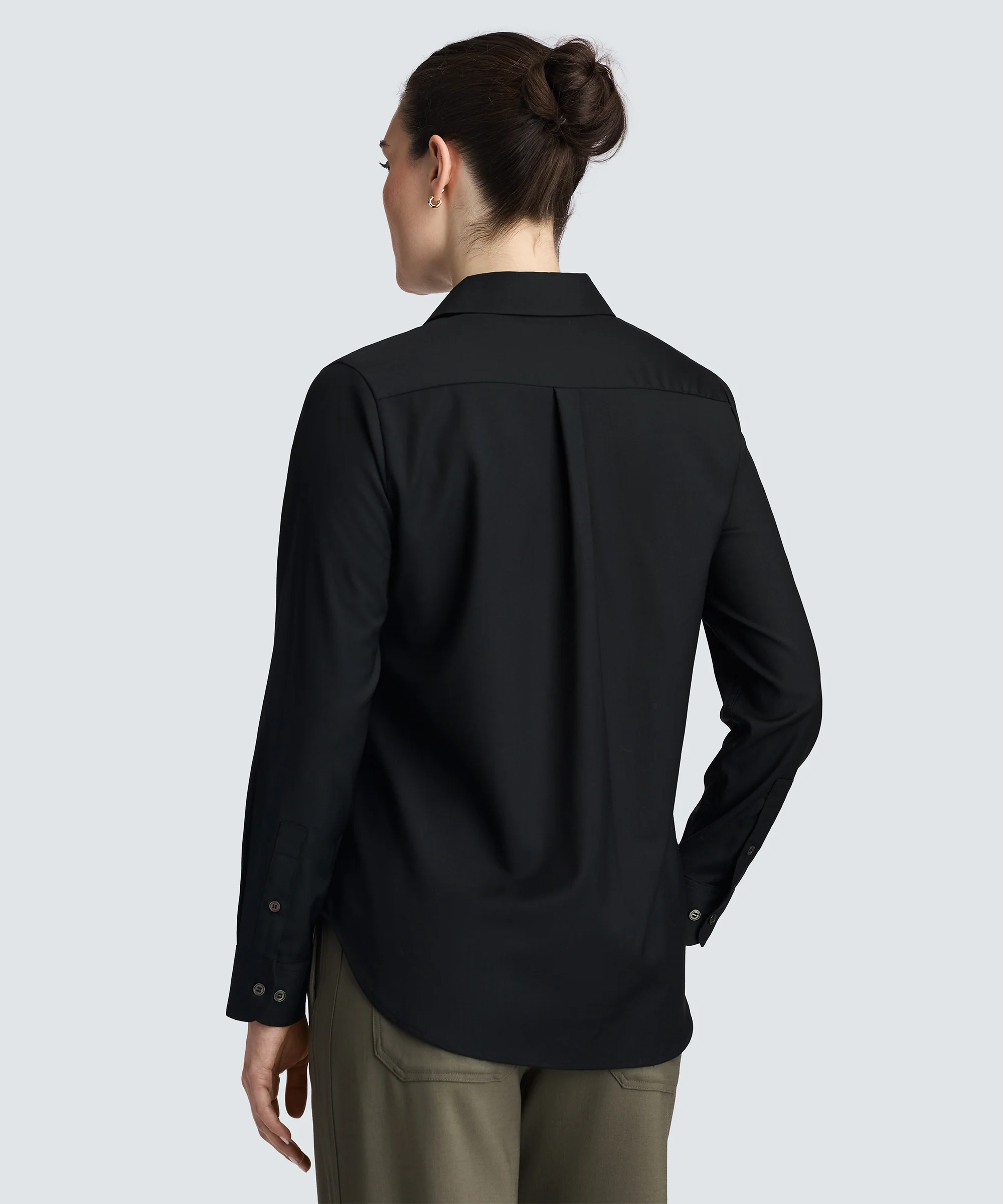 Women's Merino Poplin Button-Up - Image 13