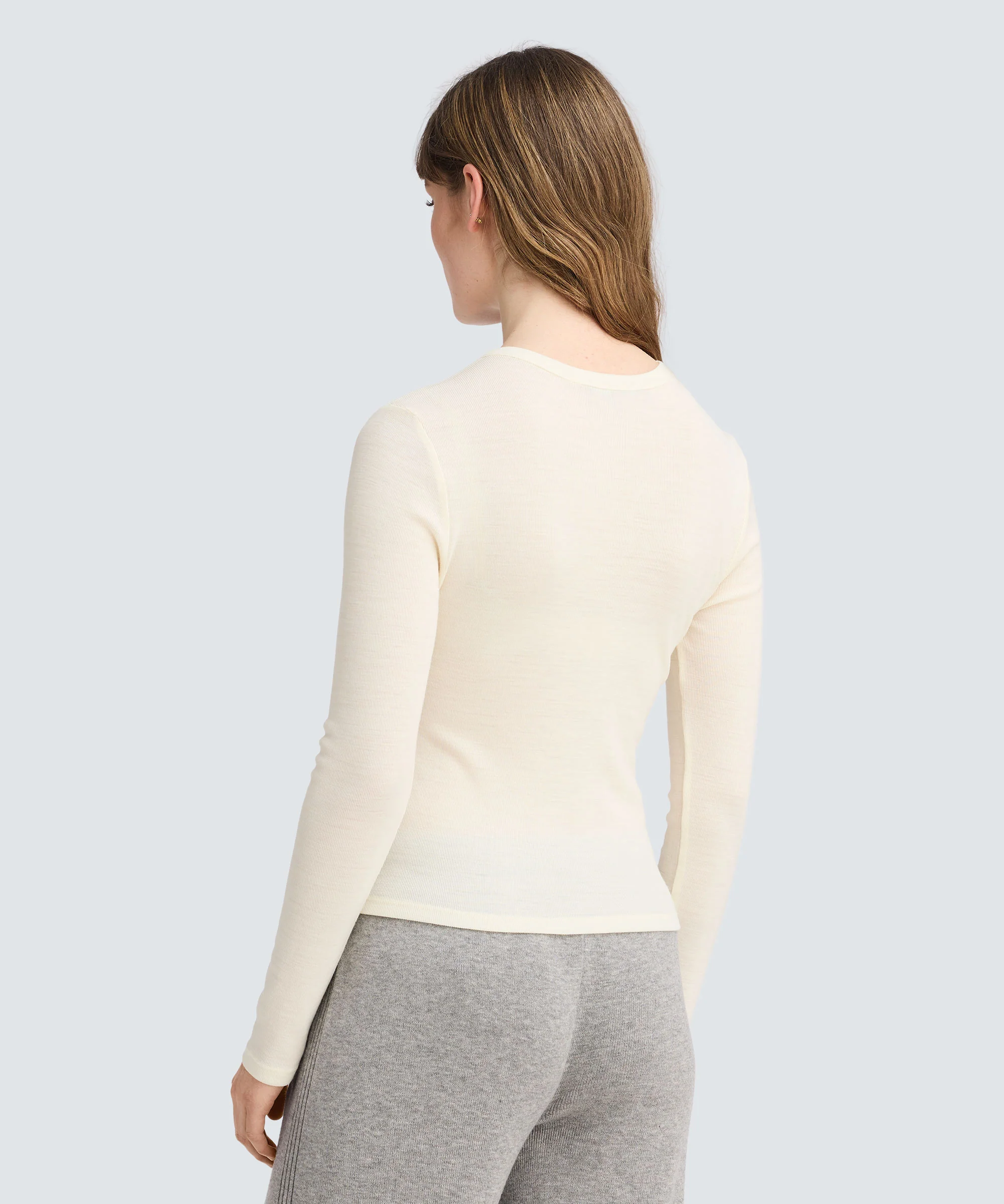 Women's Merino Rib Henley - Image 21