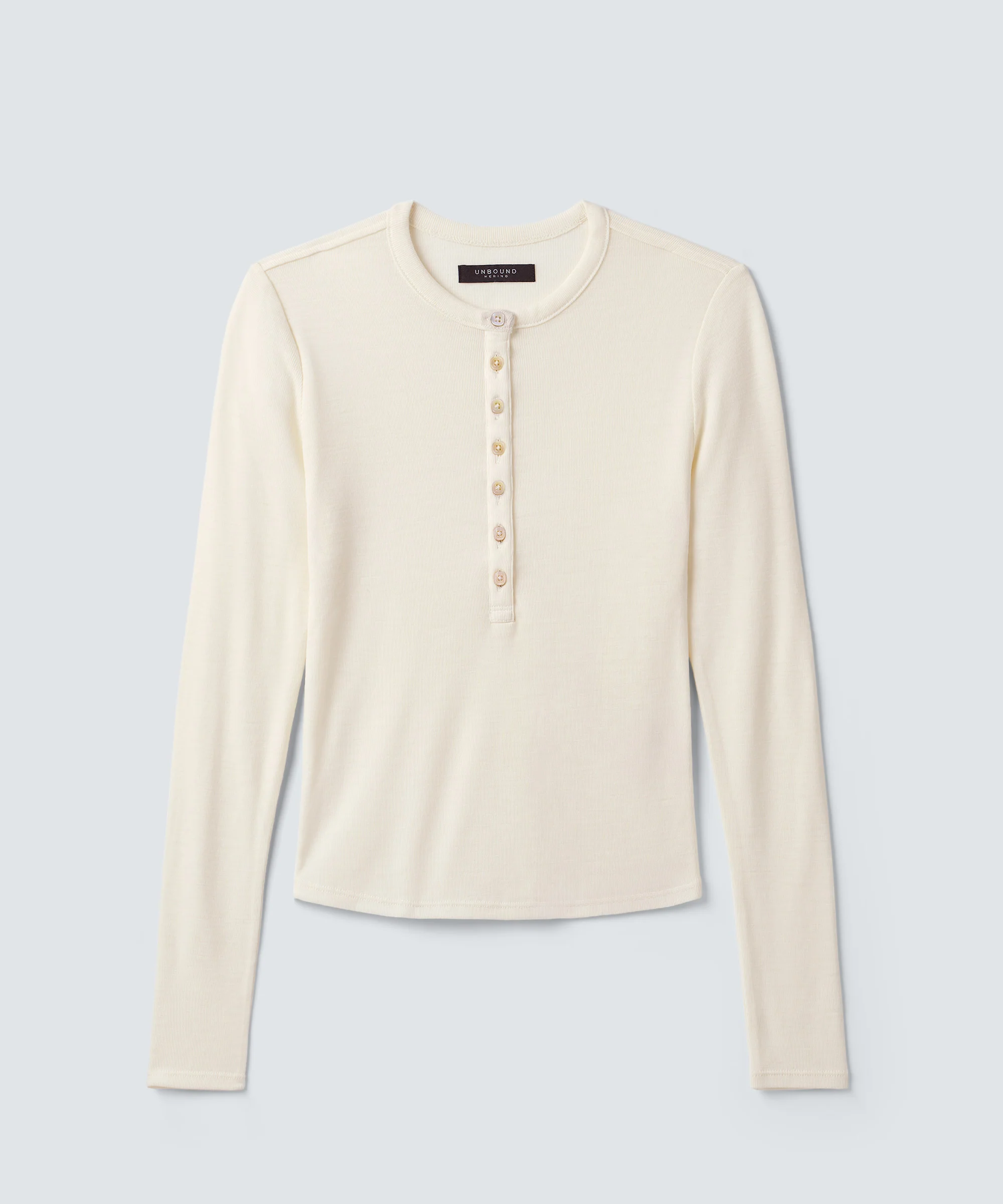 Women's Merino Rib Henley - Image 22