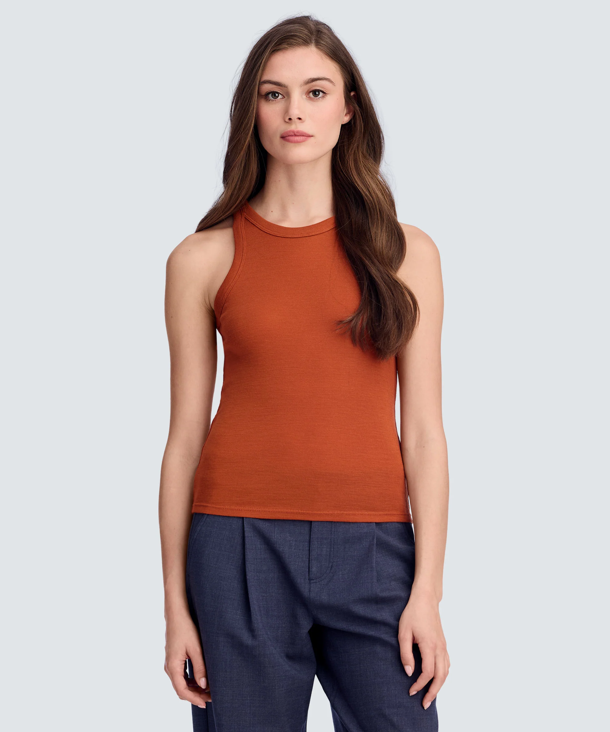 Women's Merino Rib Racer Tank - Image 54