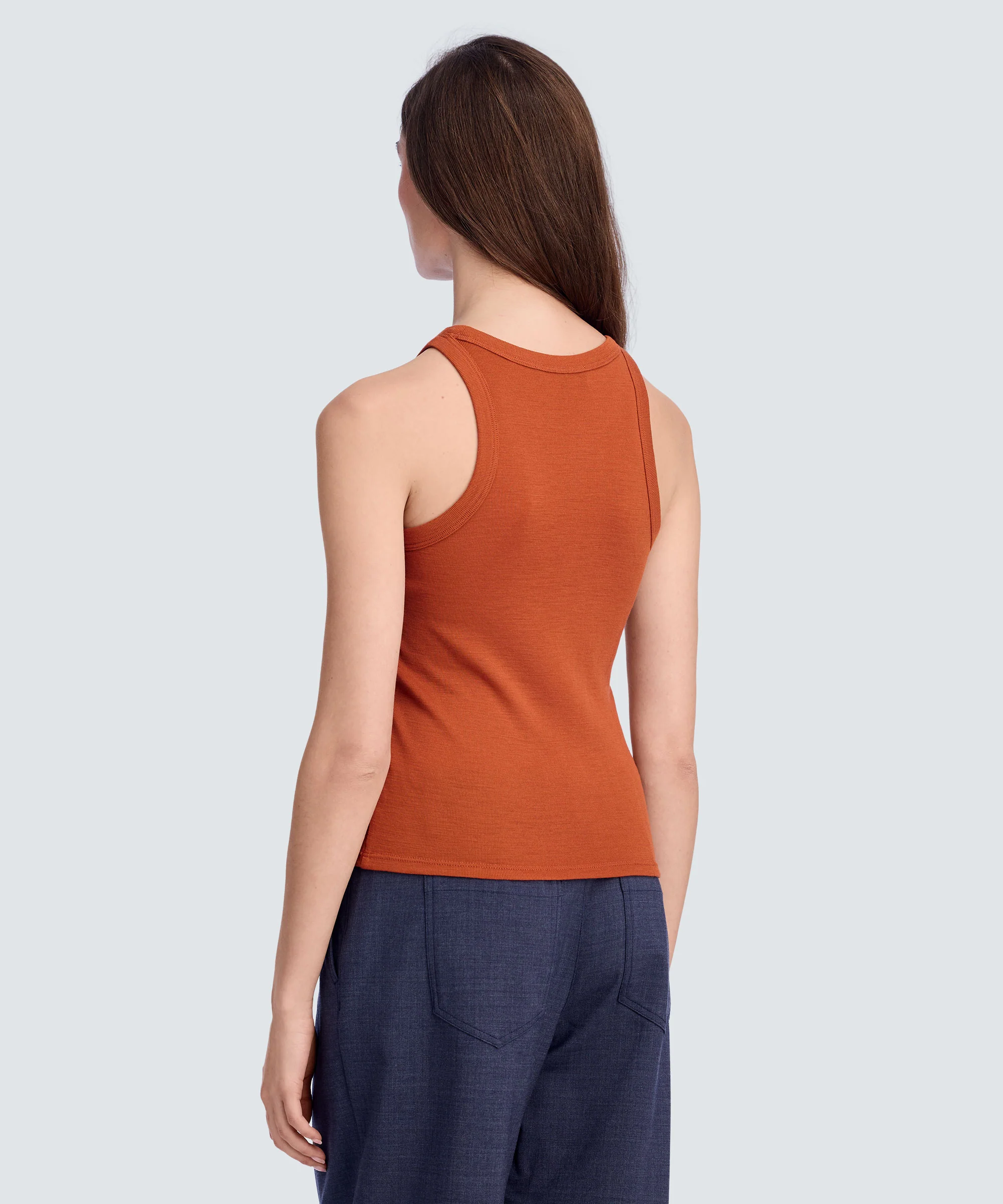 Women's Merino Rib Racer Tank - Image 55