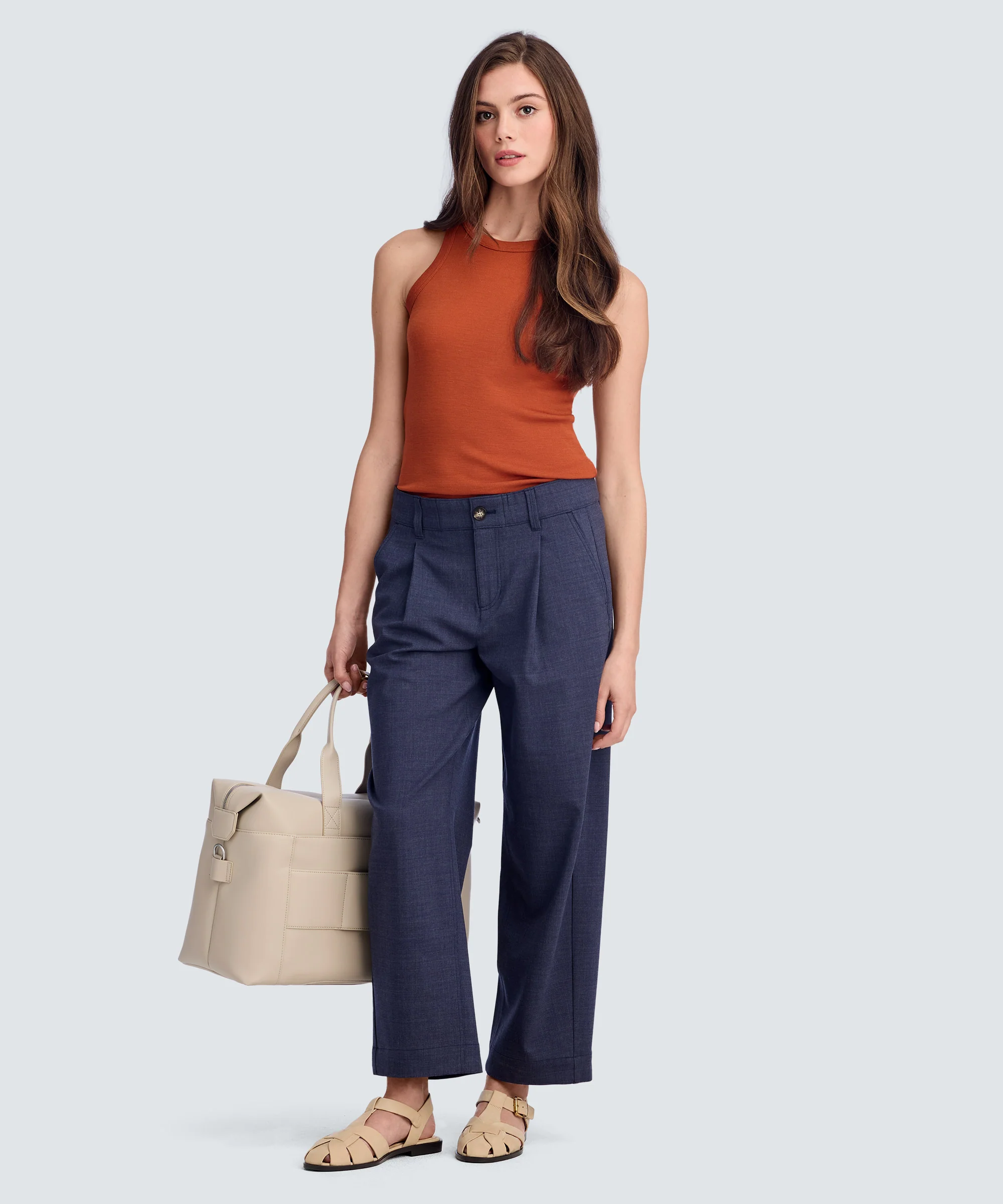 Women's Merino Rib Racer Tank - Image 57