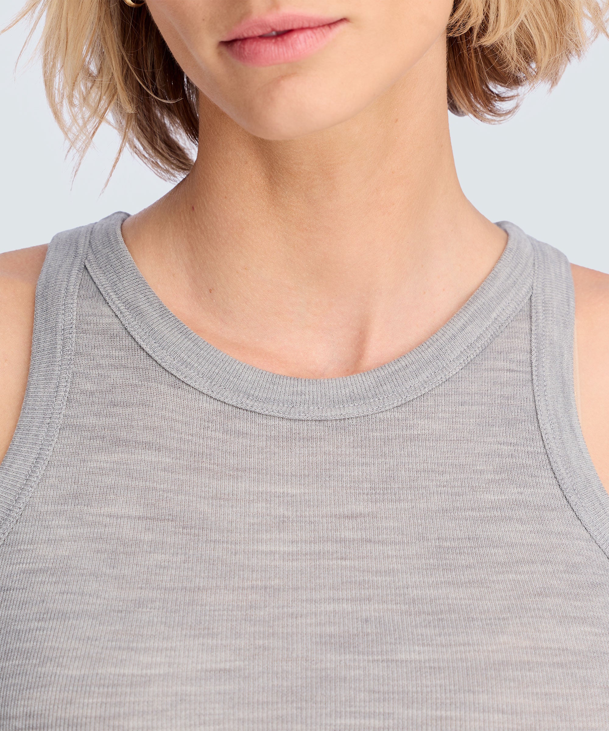 Women's Merino Rib Racer Tank - Image 64