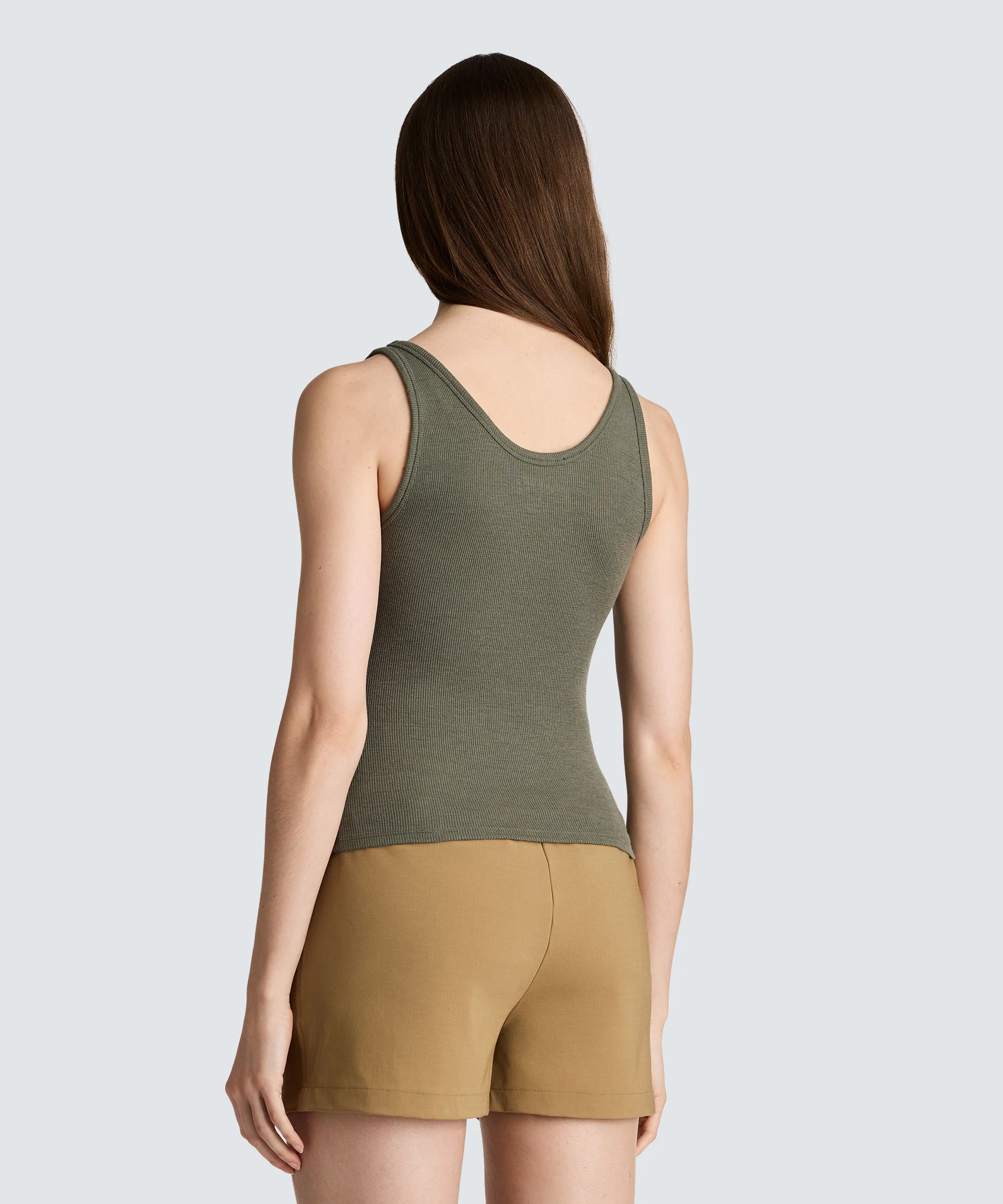 Women's Merino Rib Scoop Neck Tank - Image 14