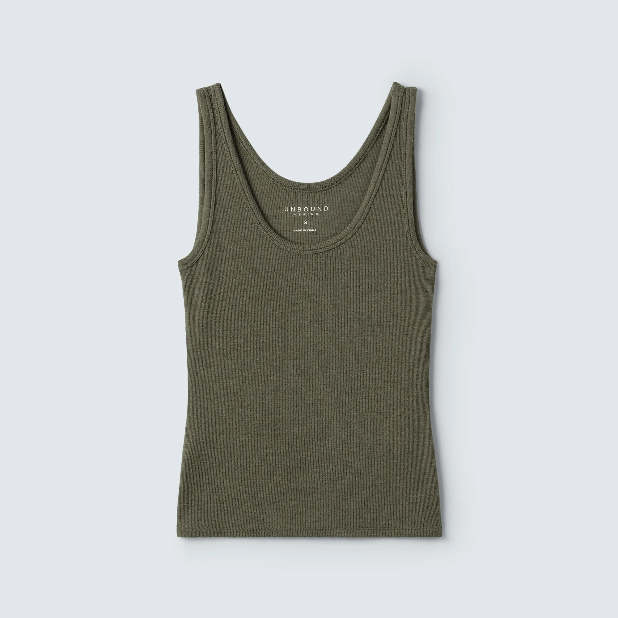 Women's Merino Rib Scoop Neck Tank - Image 15