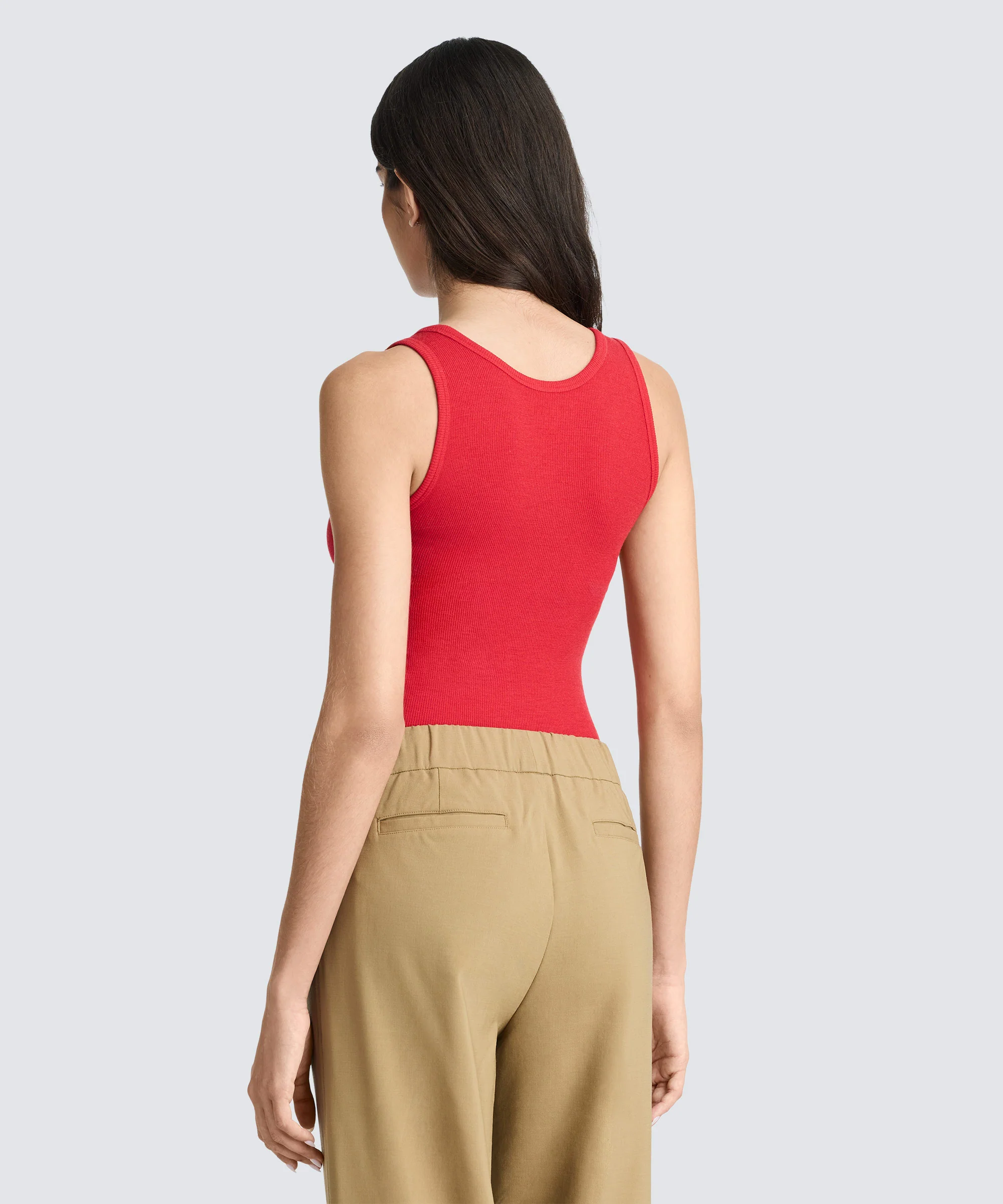 Women's Merino Rib Scoop Neck Tank - Image 20
