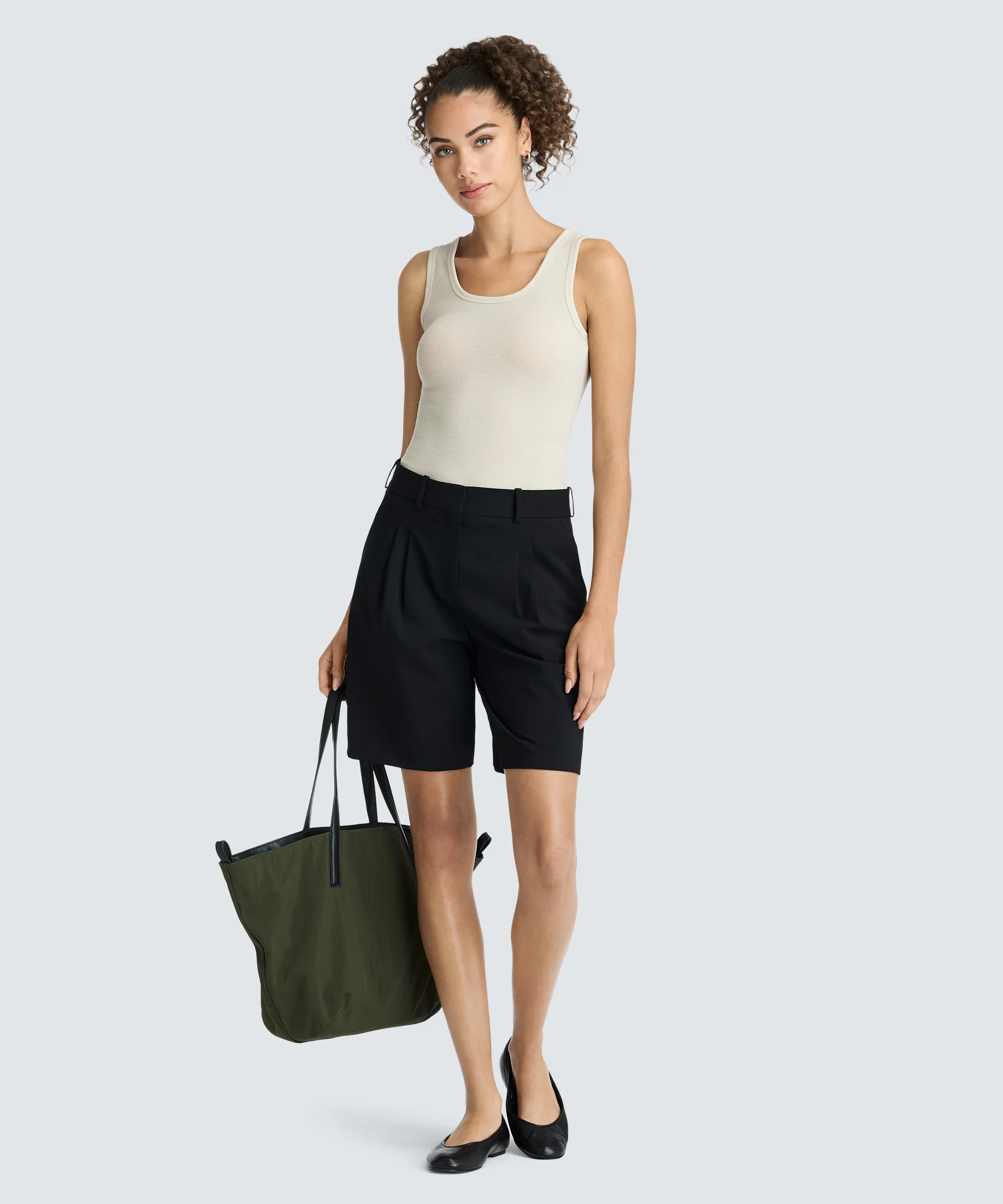 Women's Merino Rib Scoop Neck Tank - Image 23