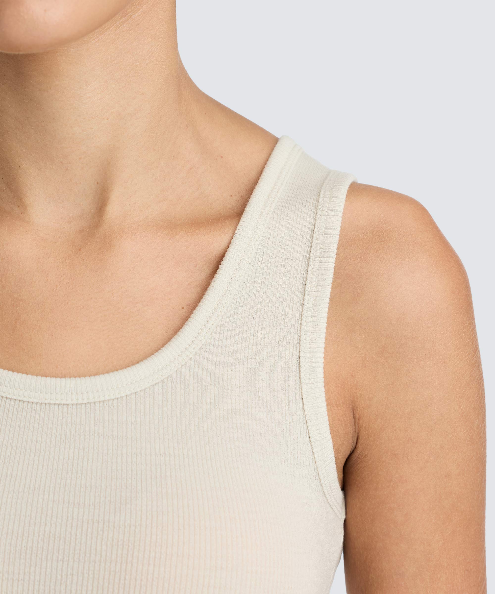 Women's Merino Rib Scoop Neck Tank - Image 25