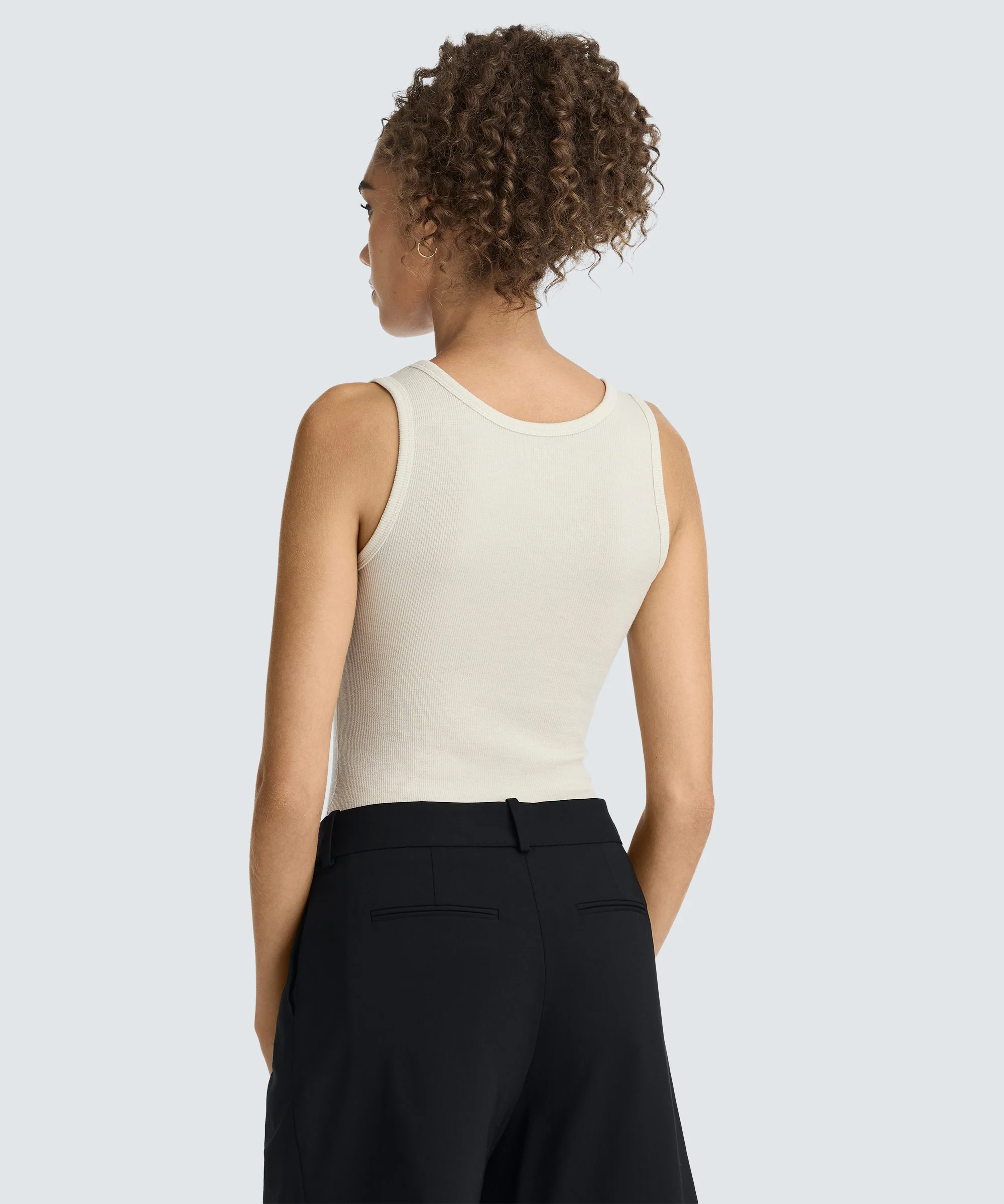 Women's Merino Rib Scoop Neck Tank - Image 26