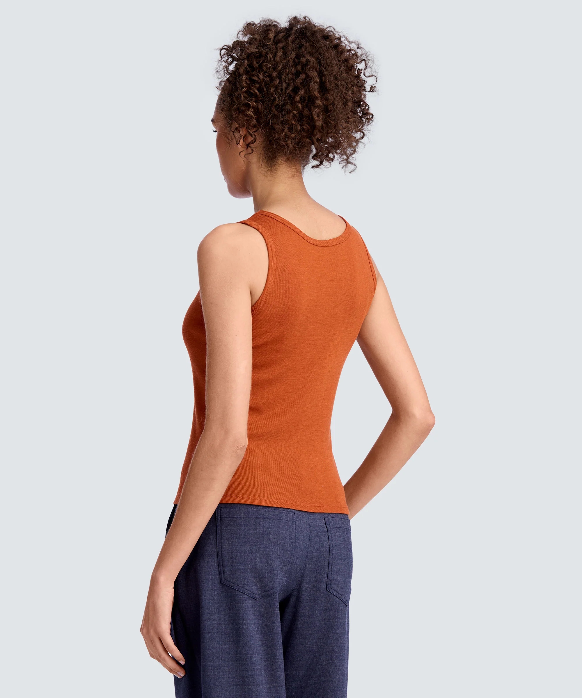 Women's Merino Rib Scoop Neck Tank - Image 35