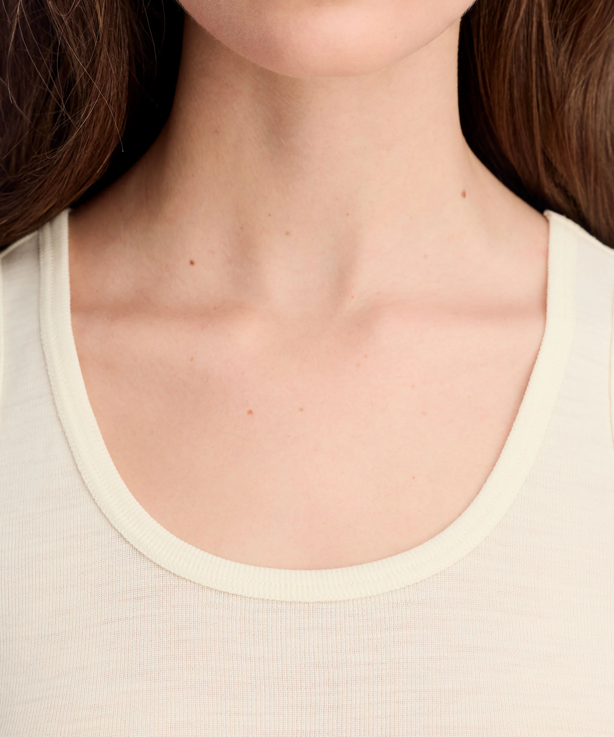 Women's Merino Rib Scoop Neck Tank - Image 44