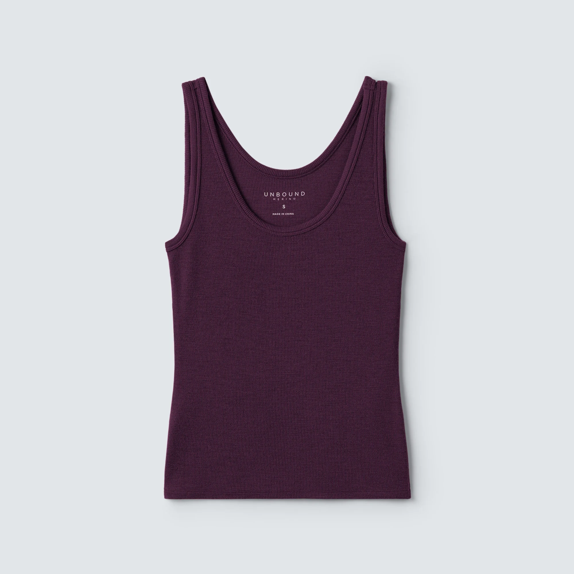 Women's Merino Rib Scoop Neck Tank - Image 5