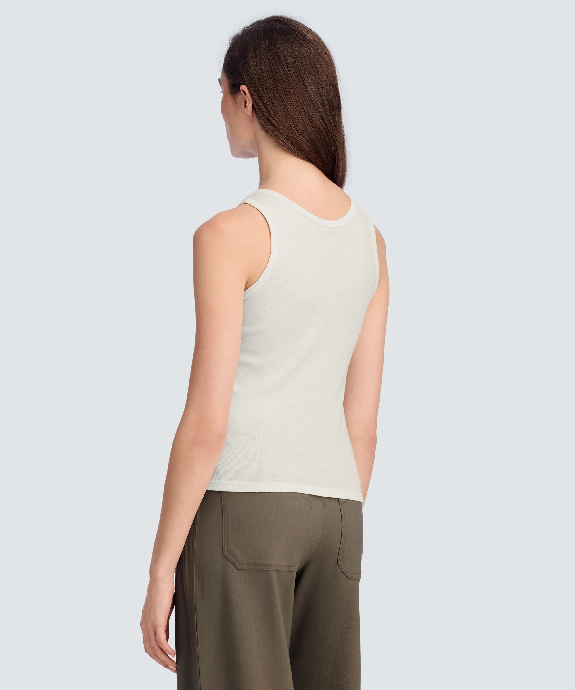 Women's Merino Rib Scoop Neck Tank - Image 59