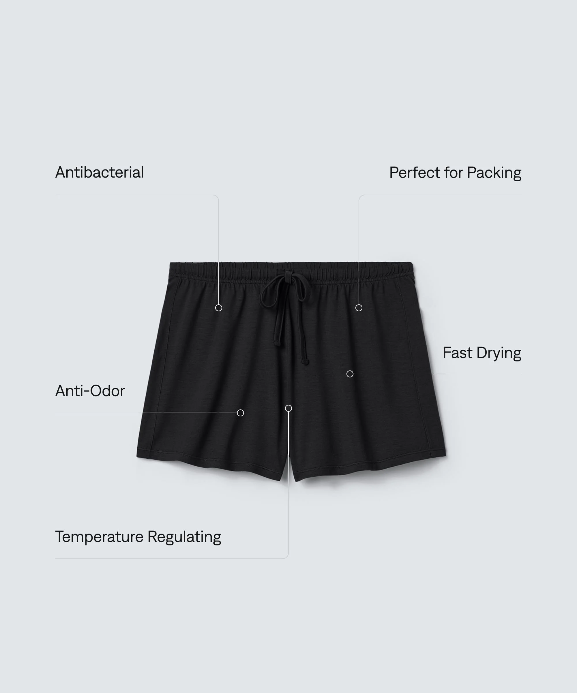 Women's Merino Sleep Shorts - Image 22