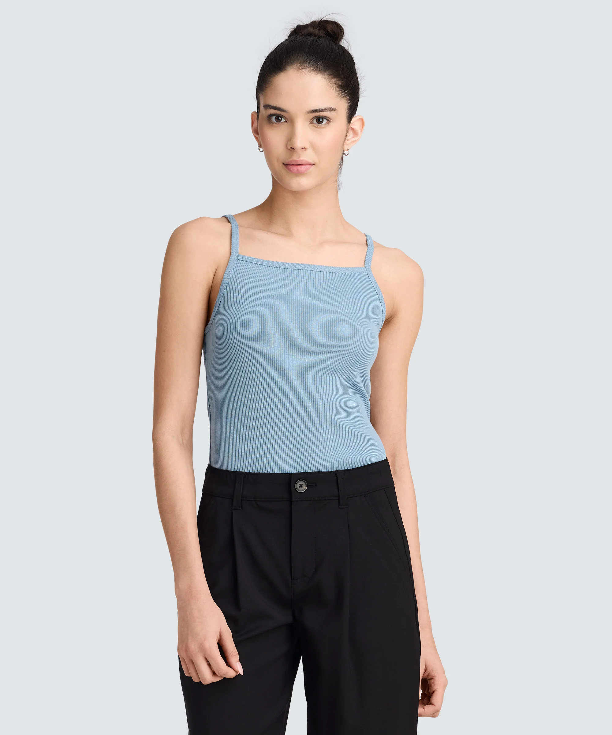 Women's Merino Tencel Rib Tank - Image 13