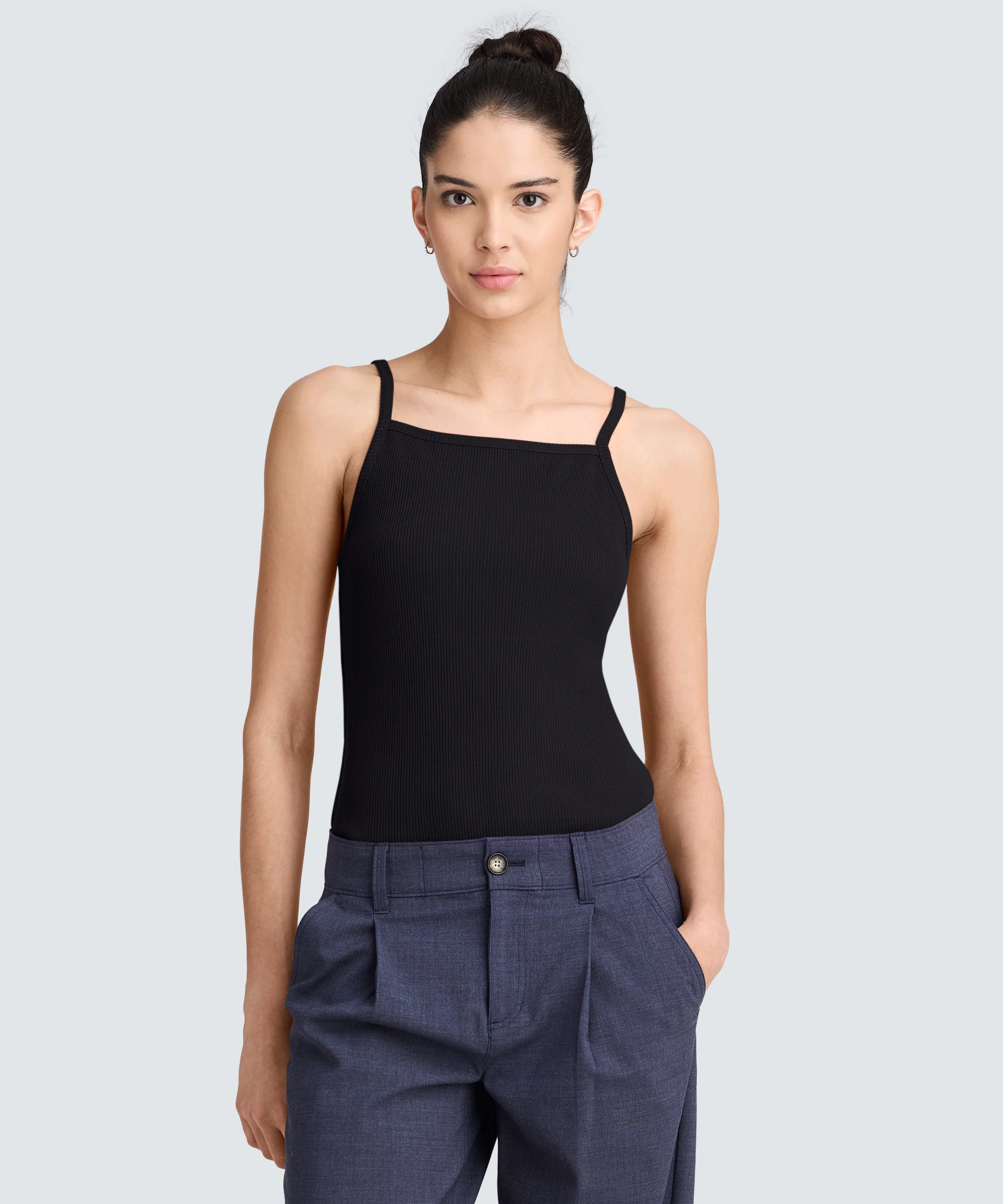 Women's Merino Tencel Rib Tank - Image 19