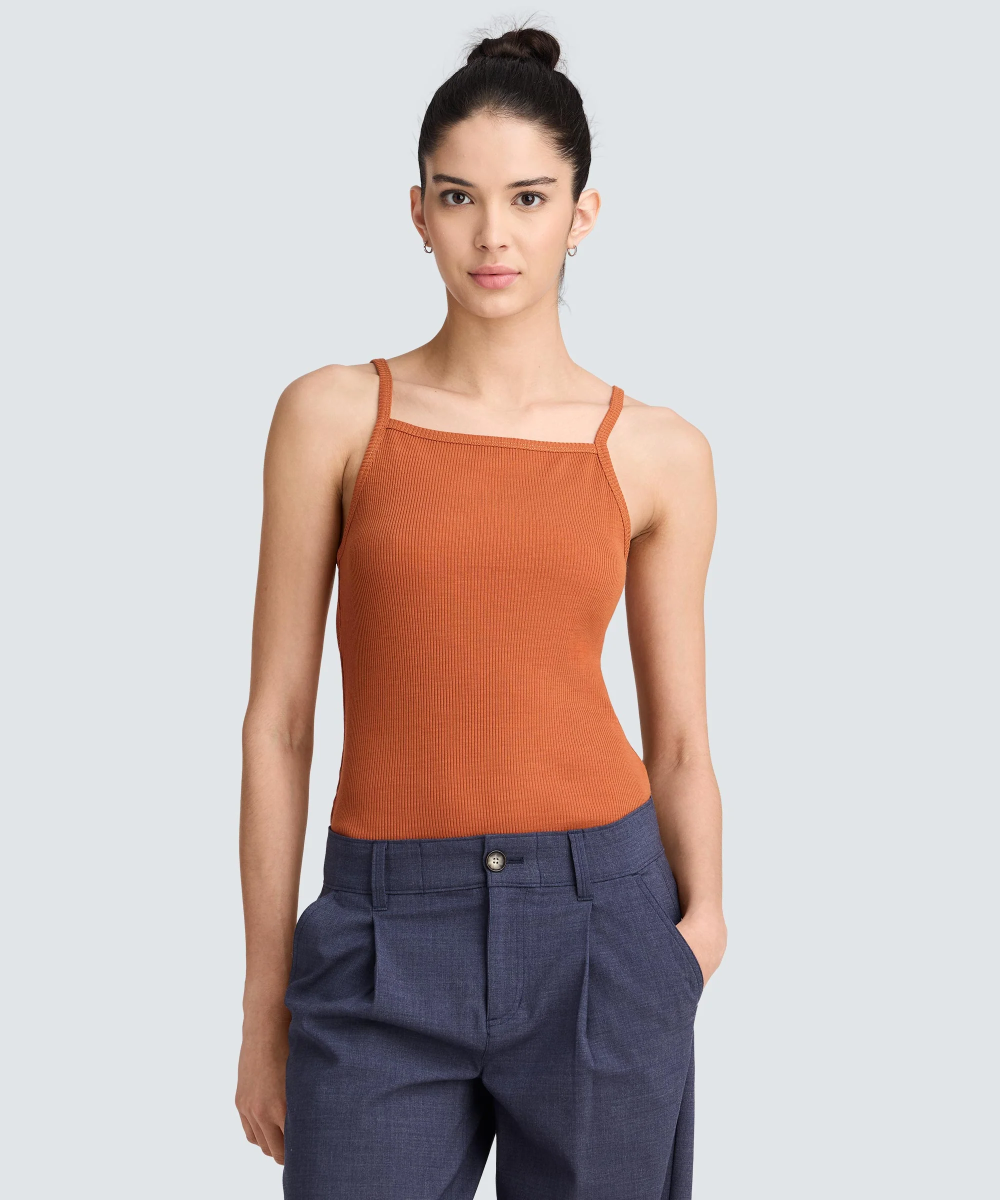 Women's Merino Tencel Rib Tank - Image 7