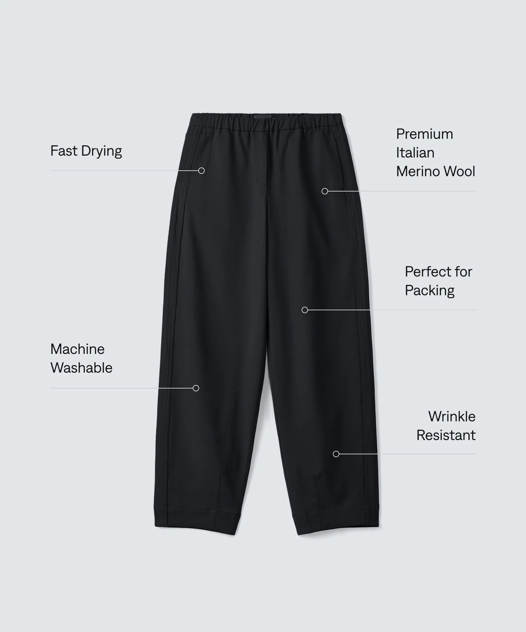 Women's Merino Travel Pants - Image 33